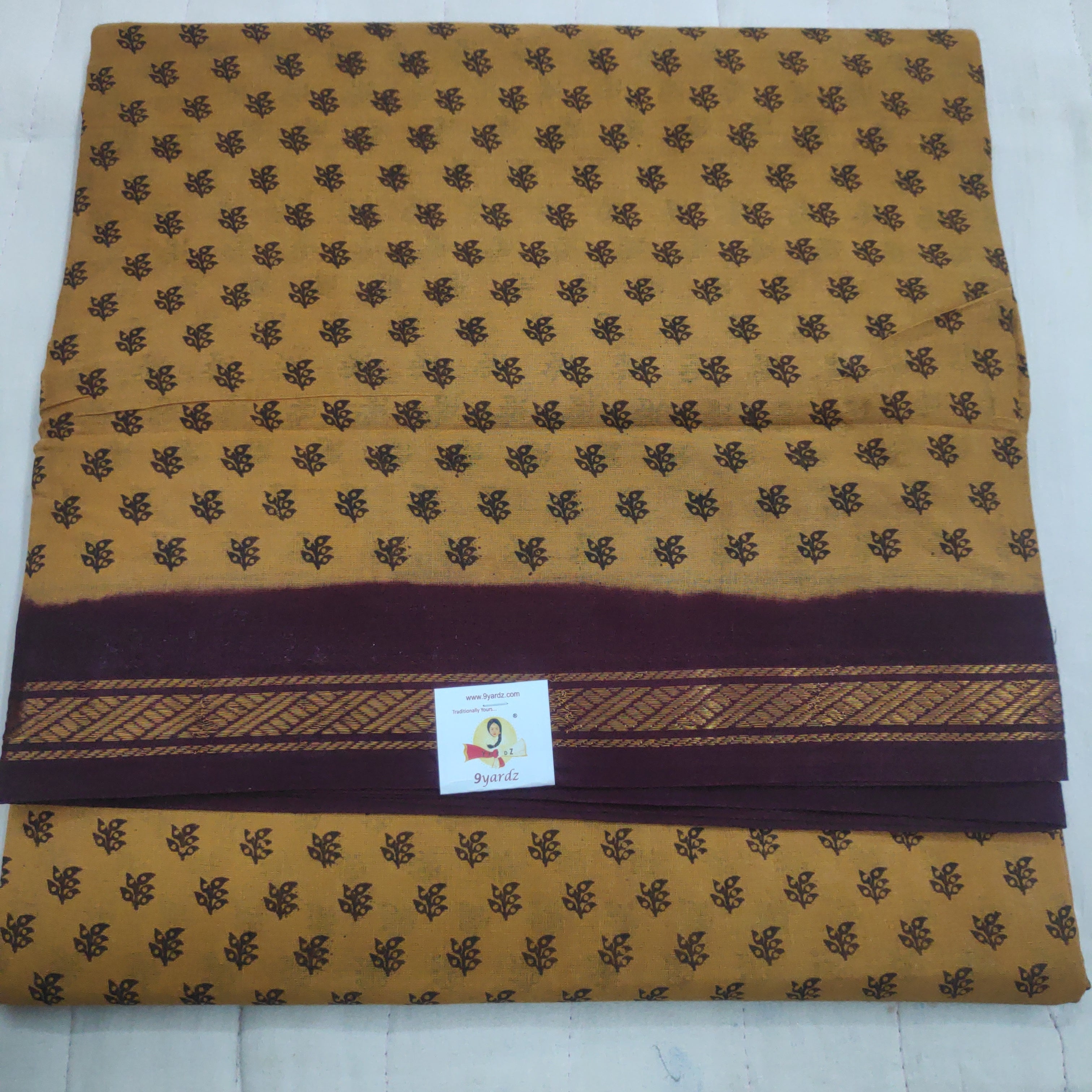 Sungudi cotton 10.5 yards madisar