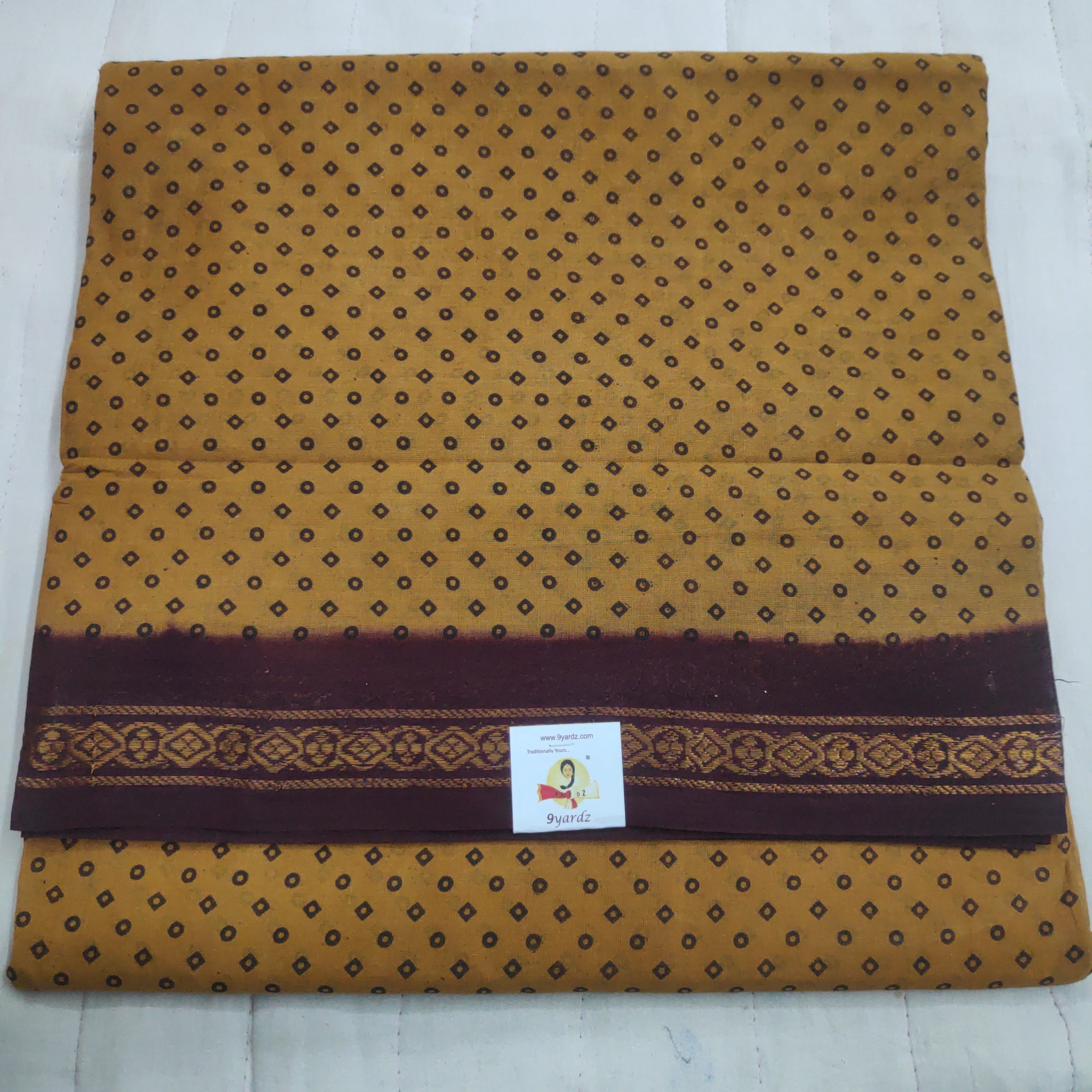 Sungudi cotton 10.5 yards madisar