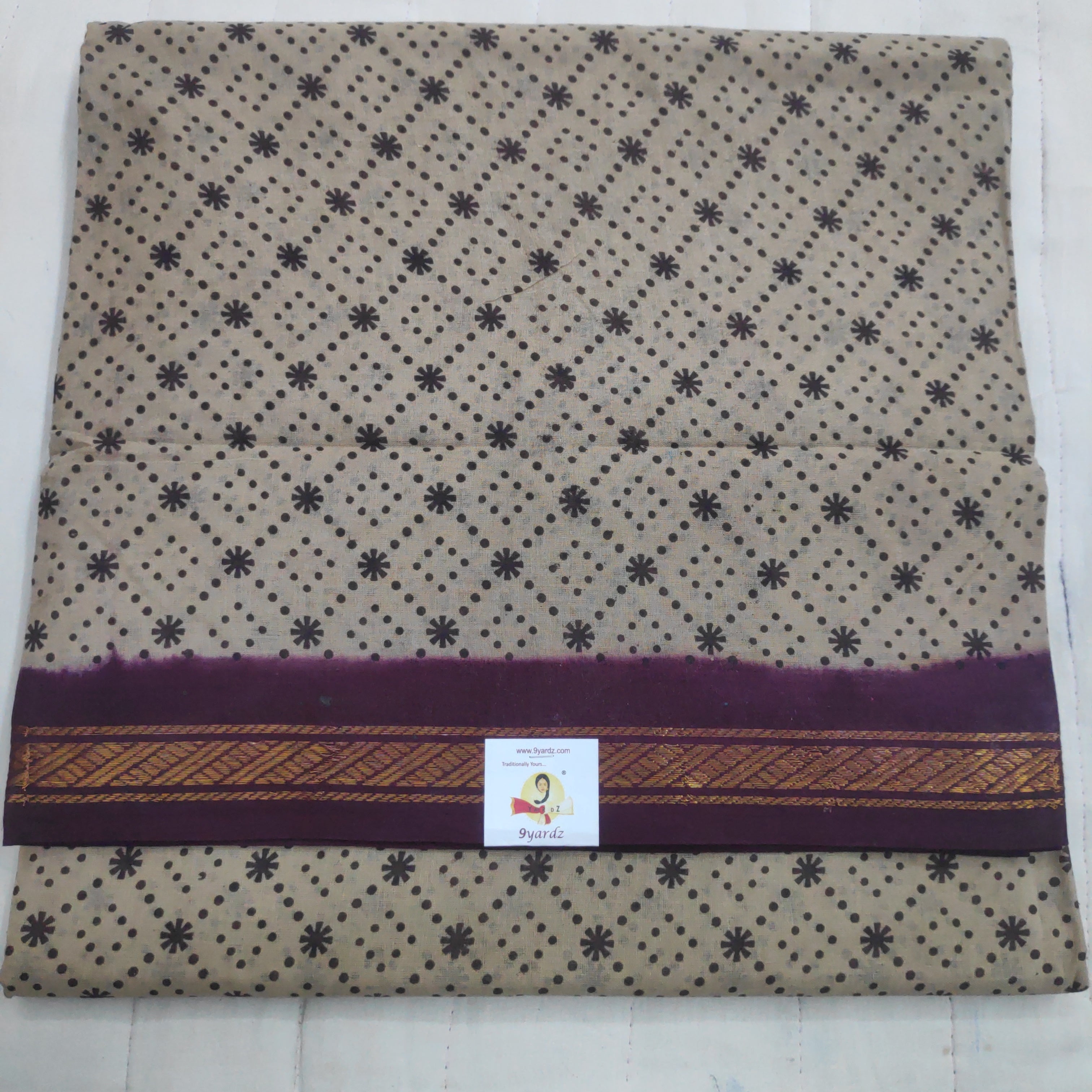 Sungudi cotton 10.5 yards madisar