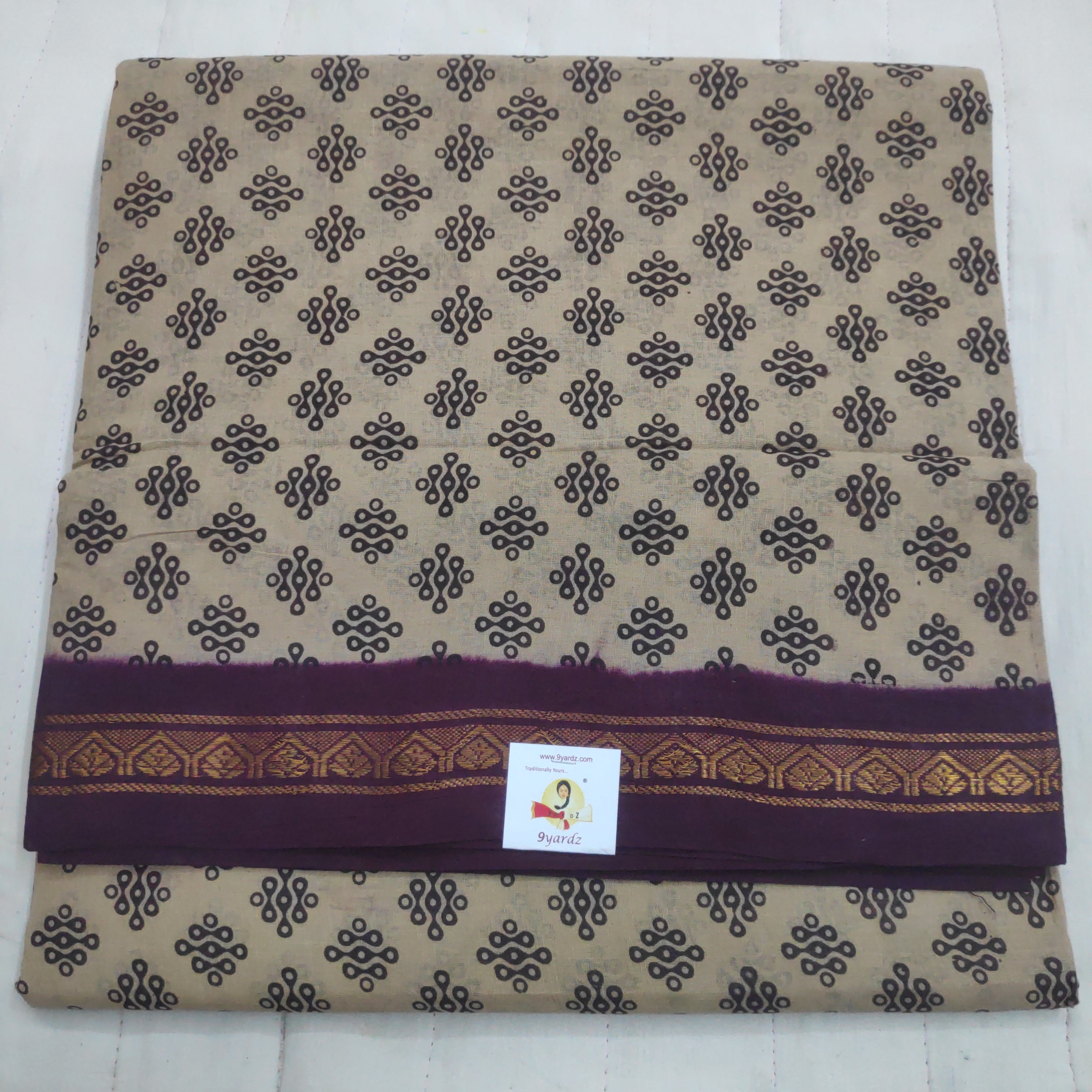 Sungudi cotton 10.5 yards madisar