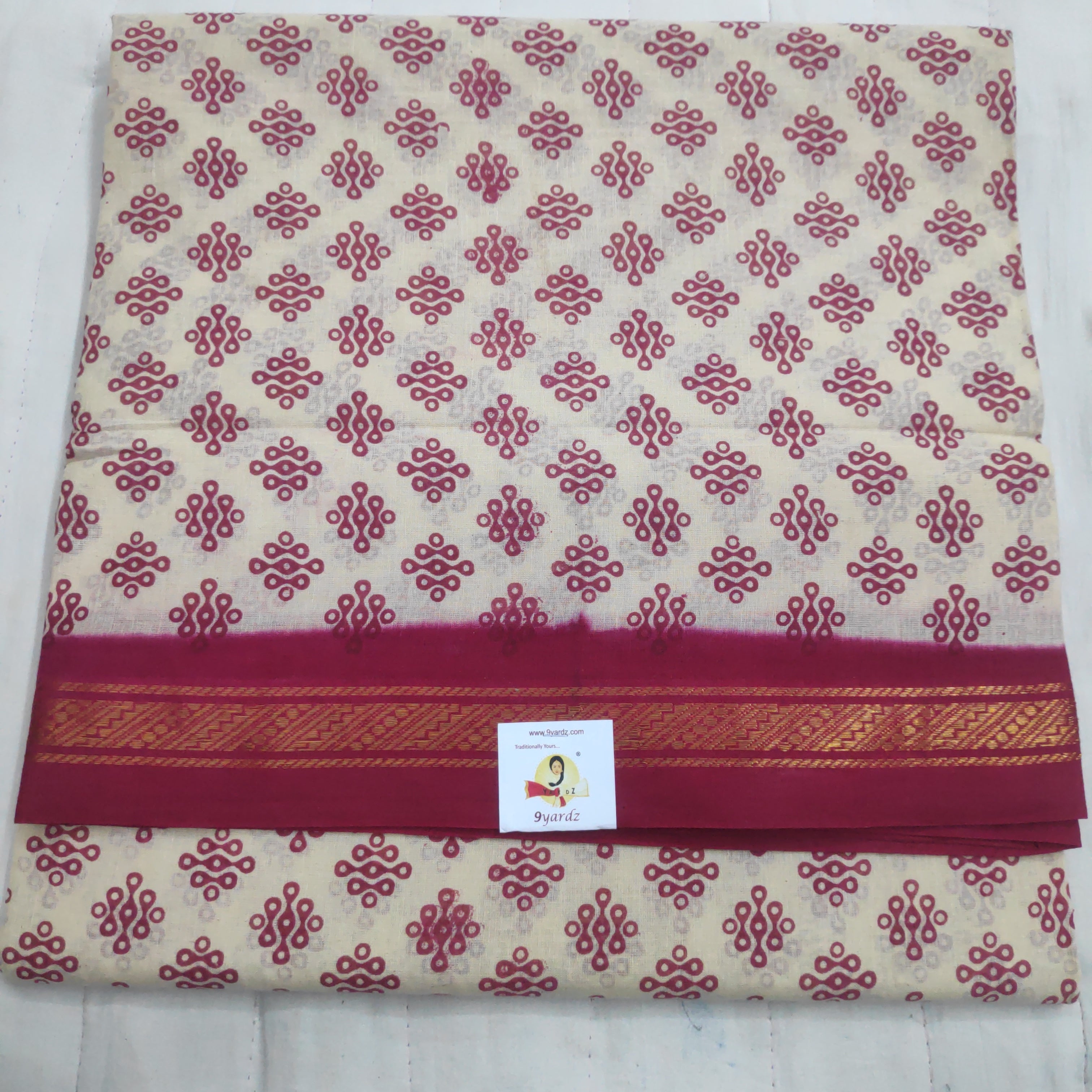 Sungudi cotton 10.5 yards madisar