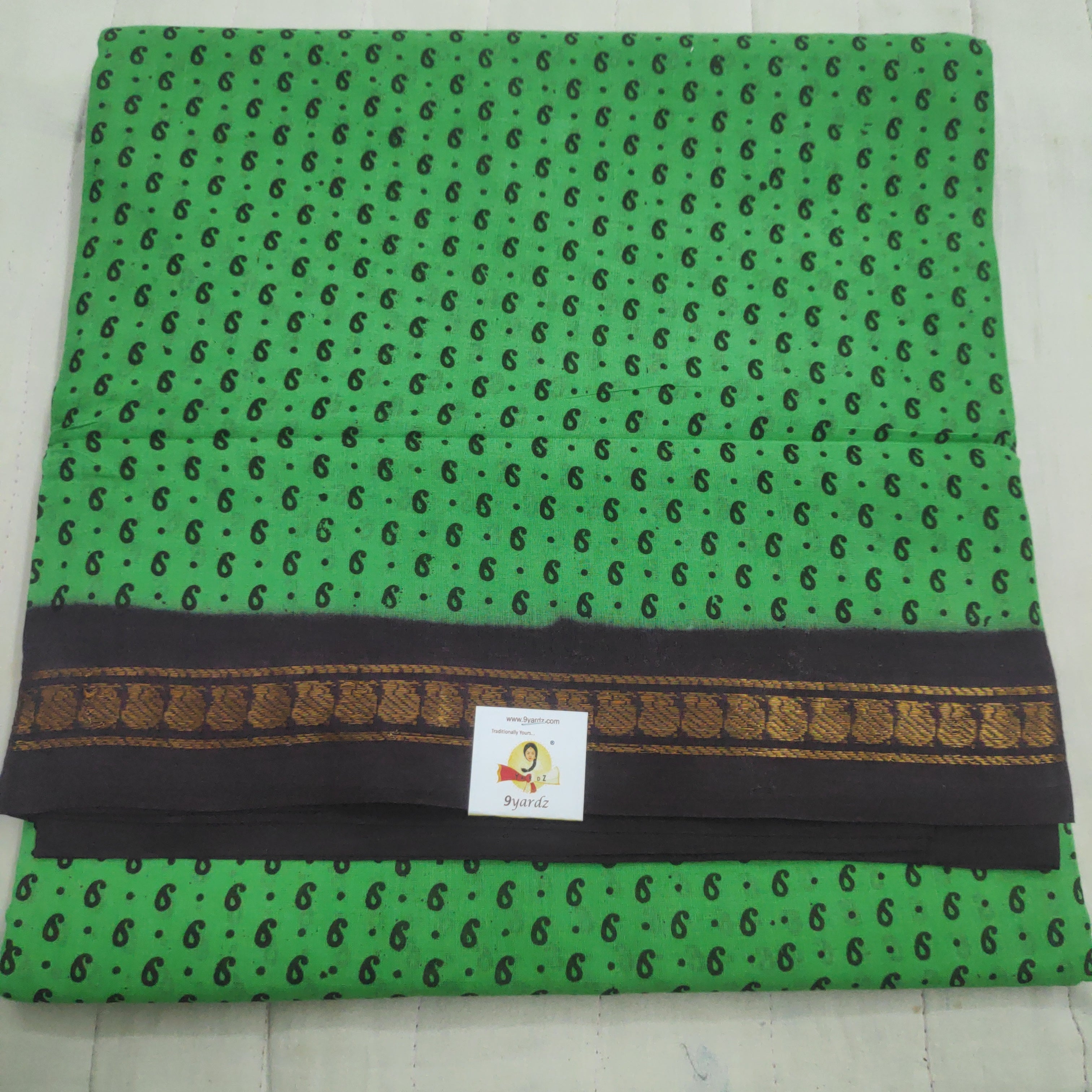 Sungudi cotton 10.5 yards madisar