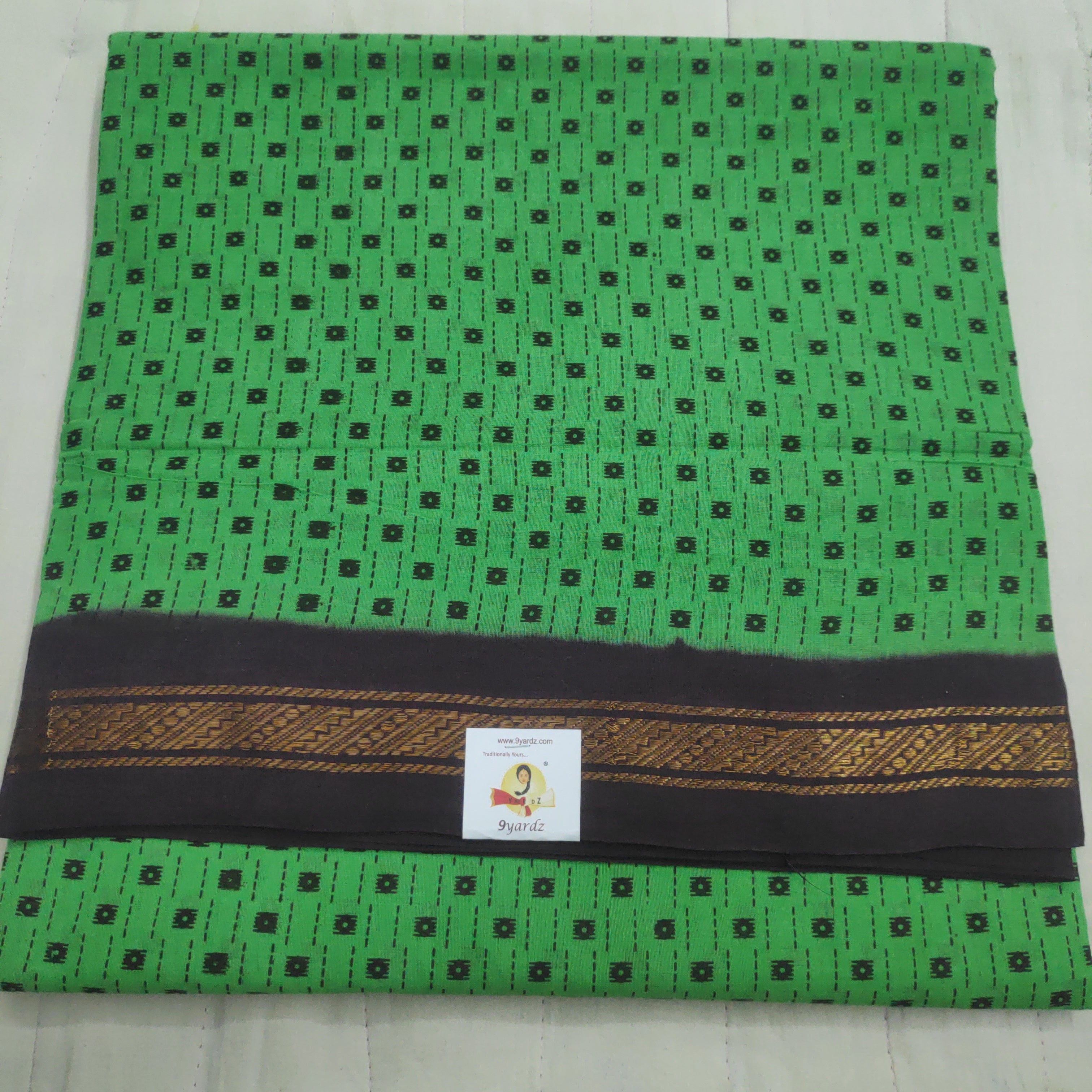 Sungudi cotton 10.5 yards madisar