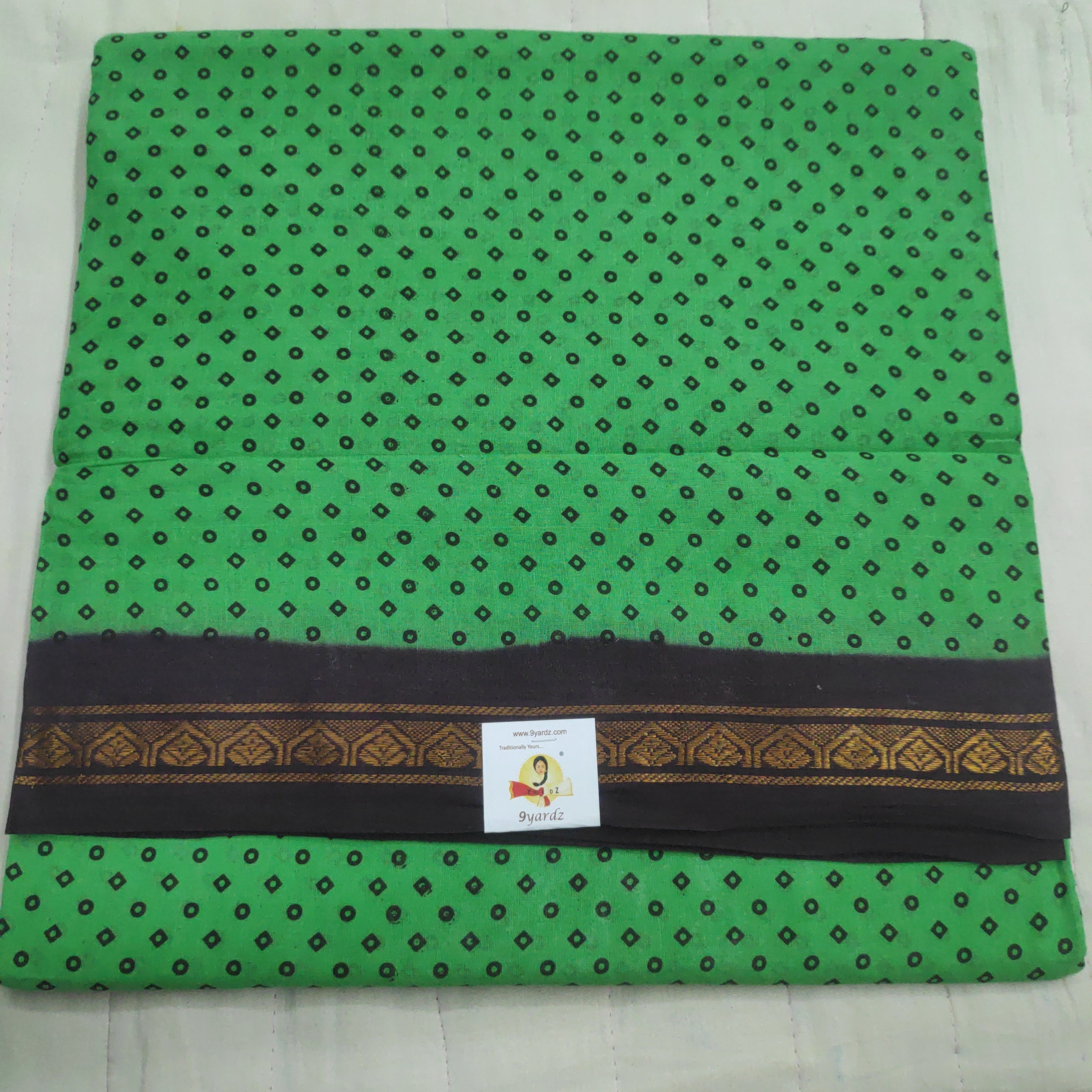 Sungudi cotton 10.5 yards madisar