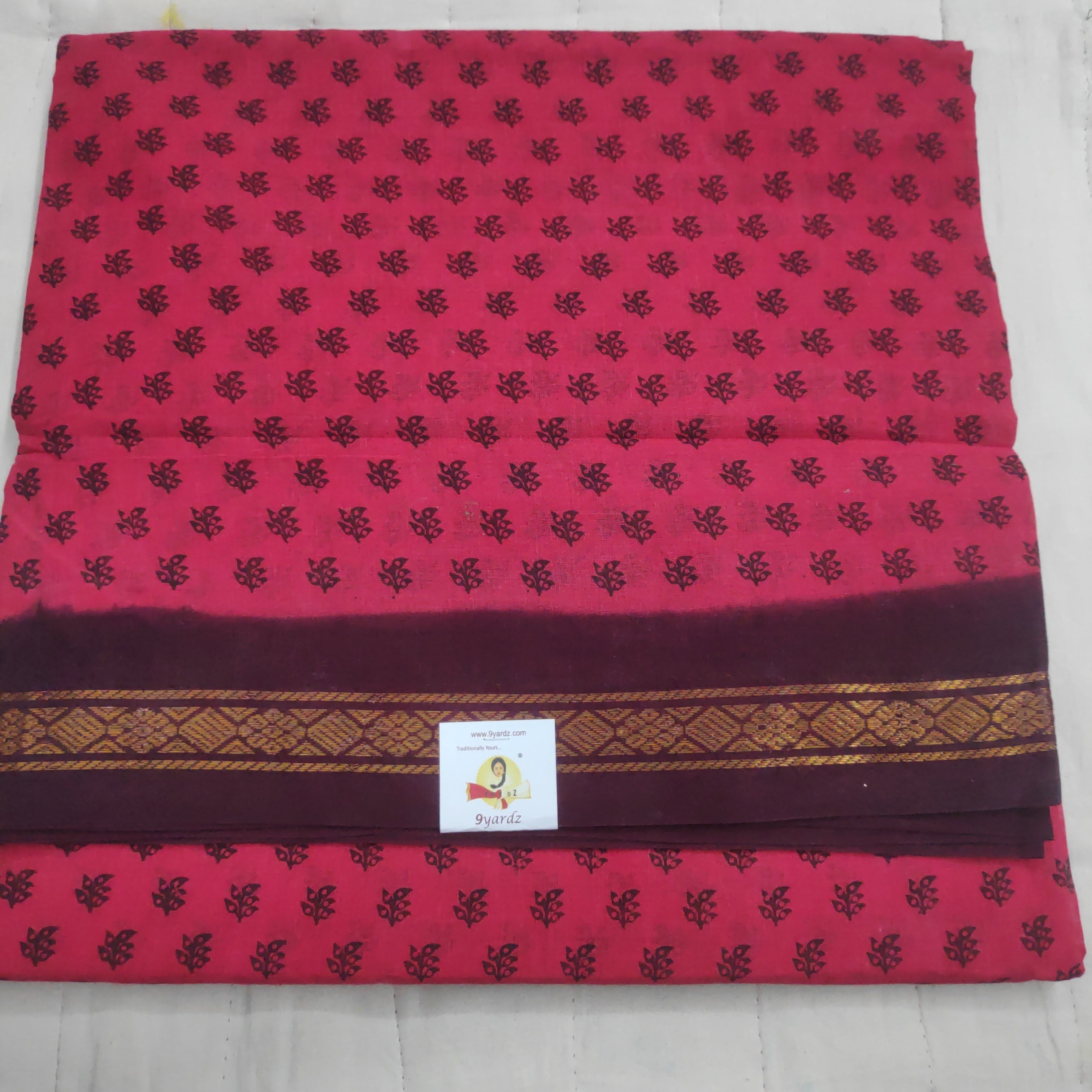 Sungudi cotton 10.5 yards madisar