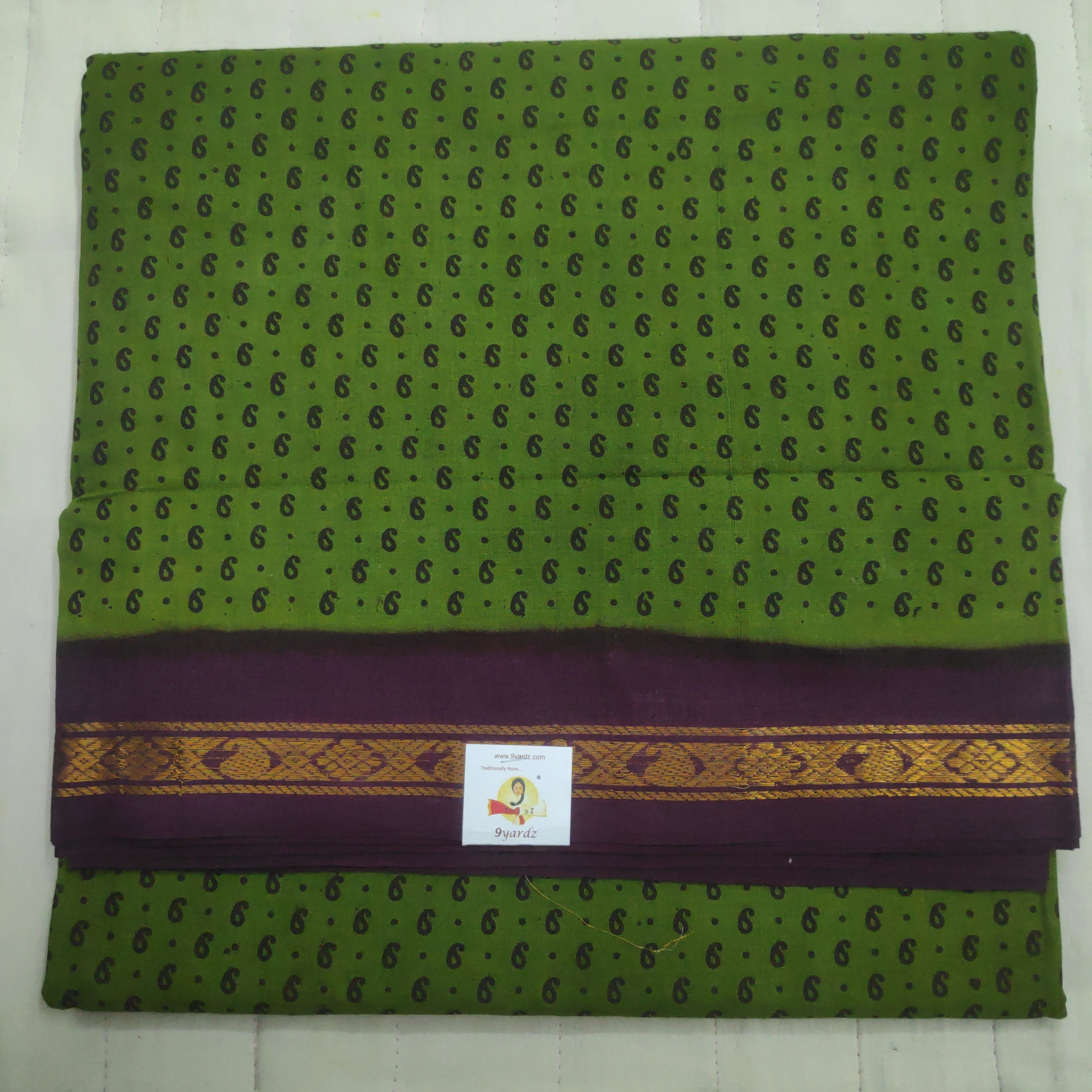 Sungudi cotton 10.5 yards madisar