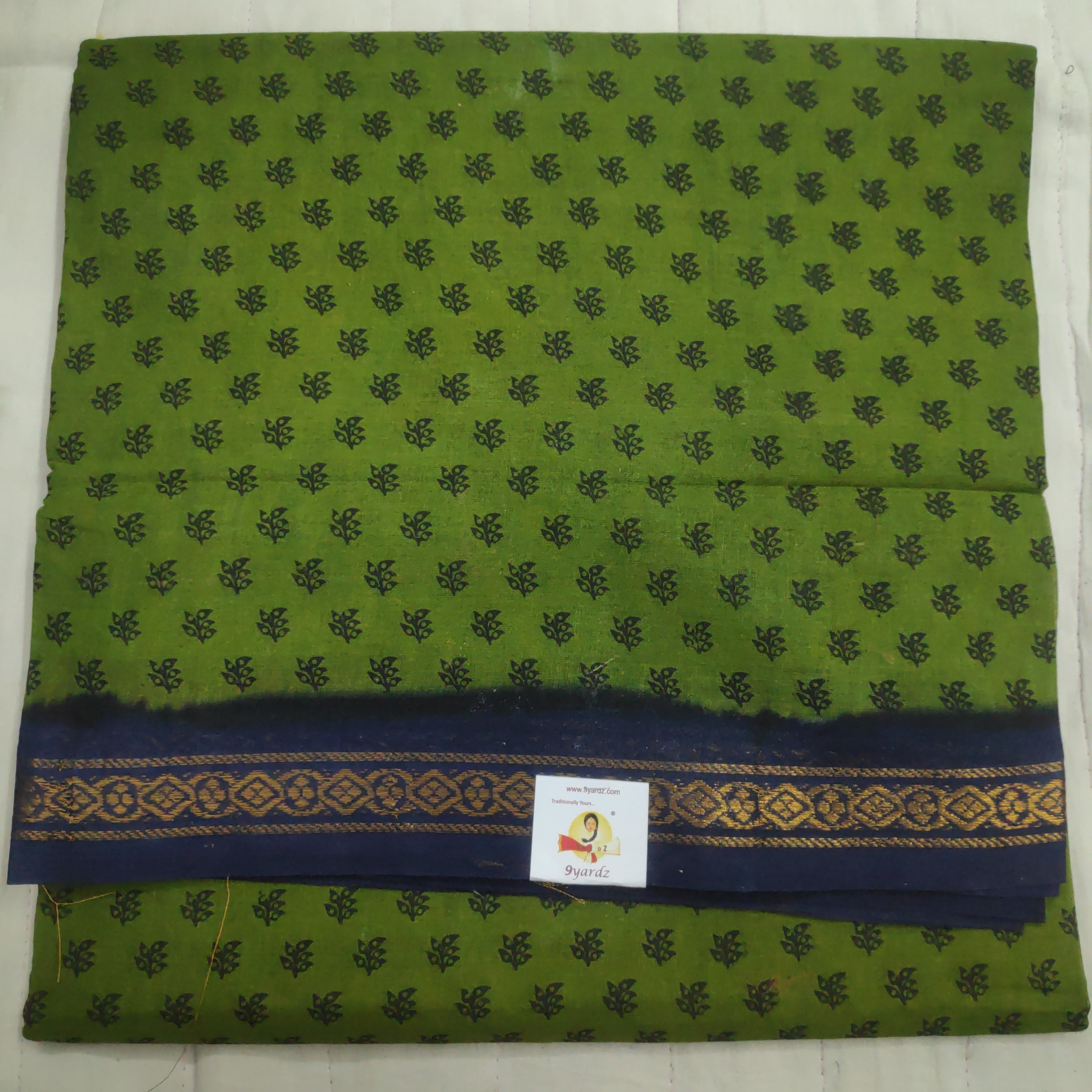Sungudi cotton 10.5 yards madisar