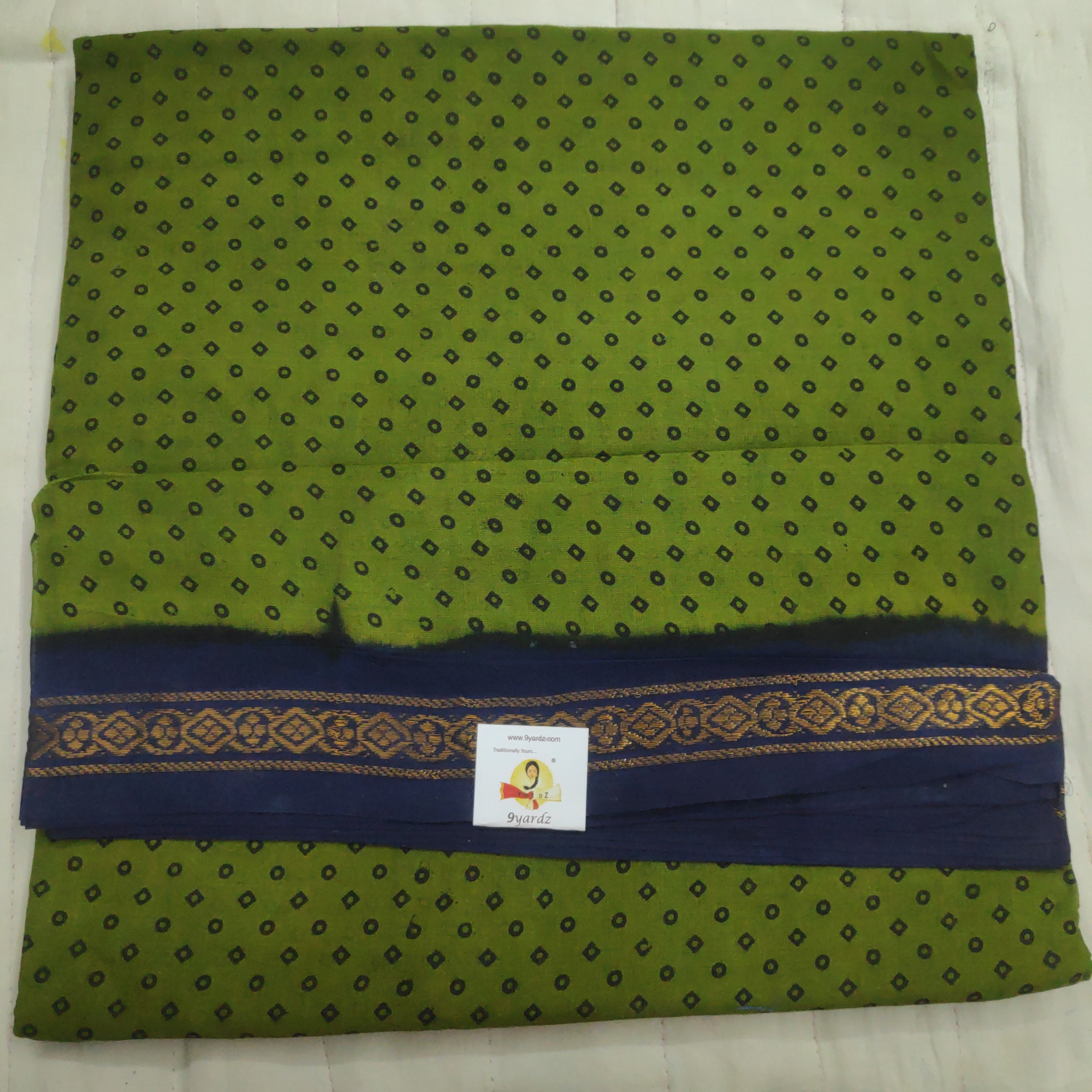 Sungudi cotton 10.5 yards madisar