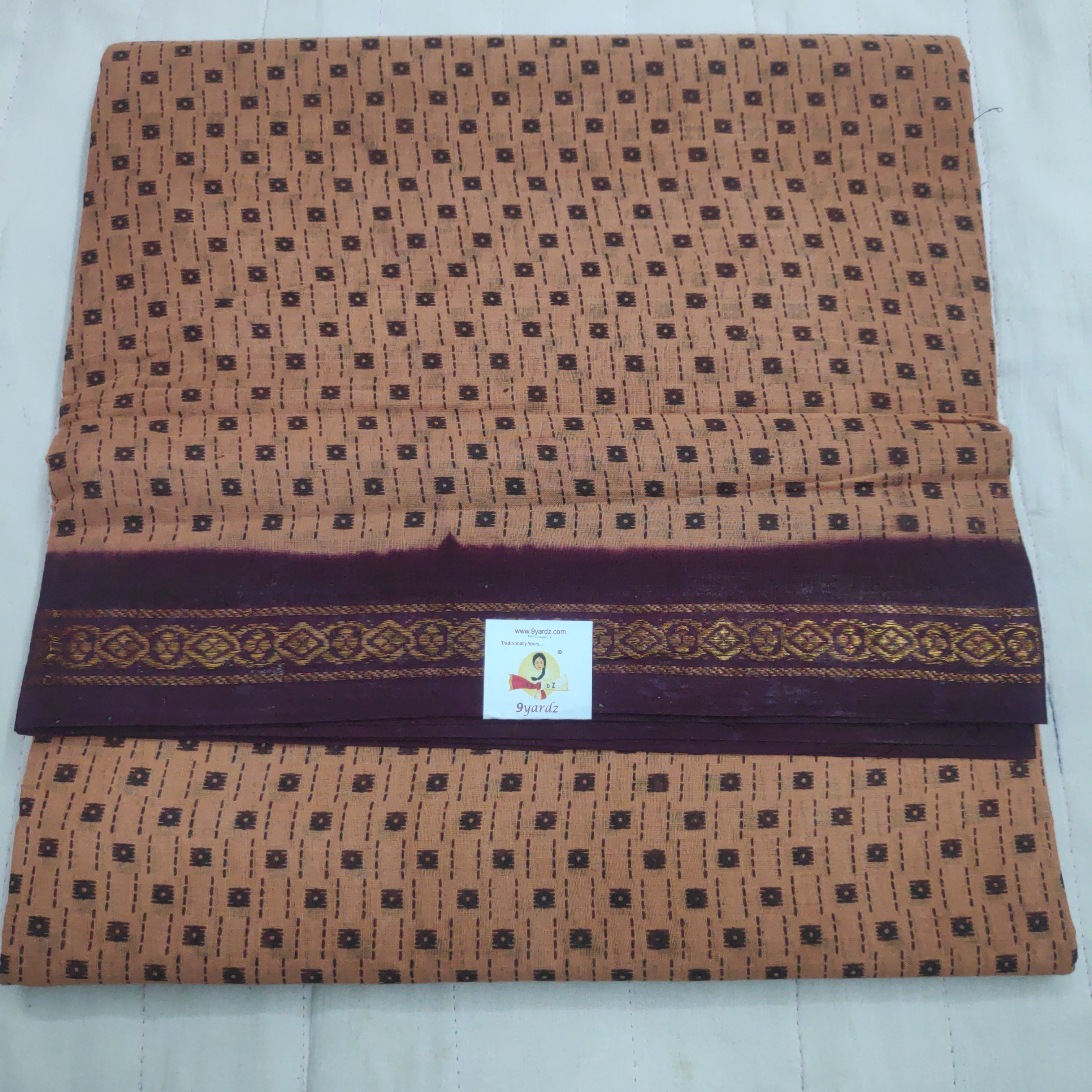 Sungudi cotton 10.5 yards madisar