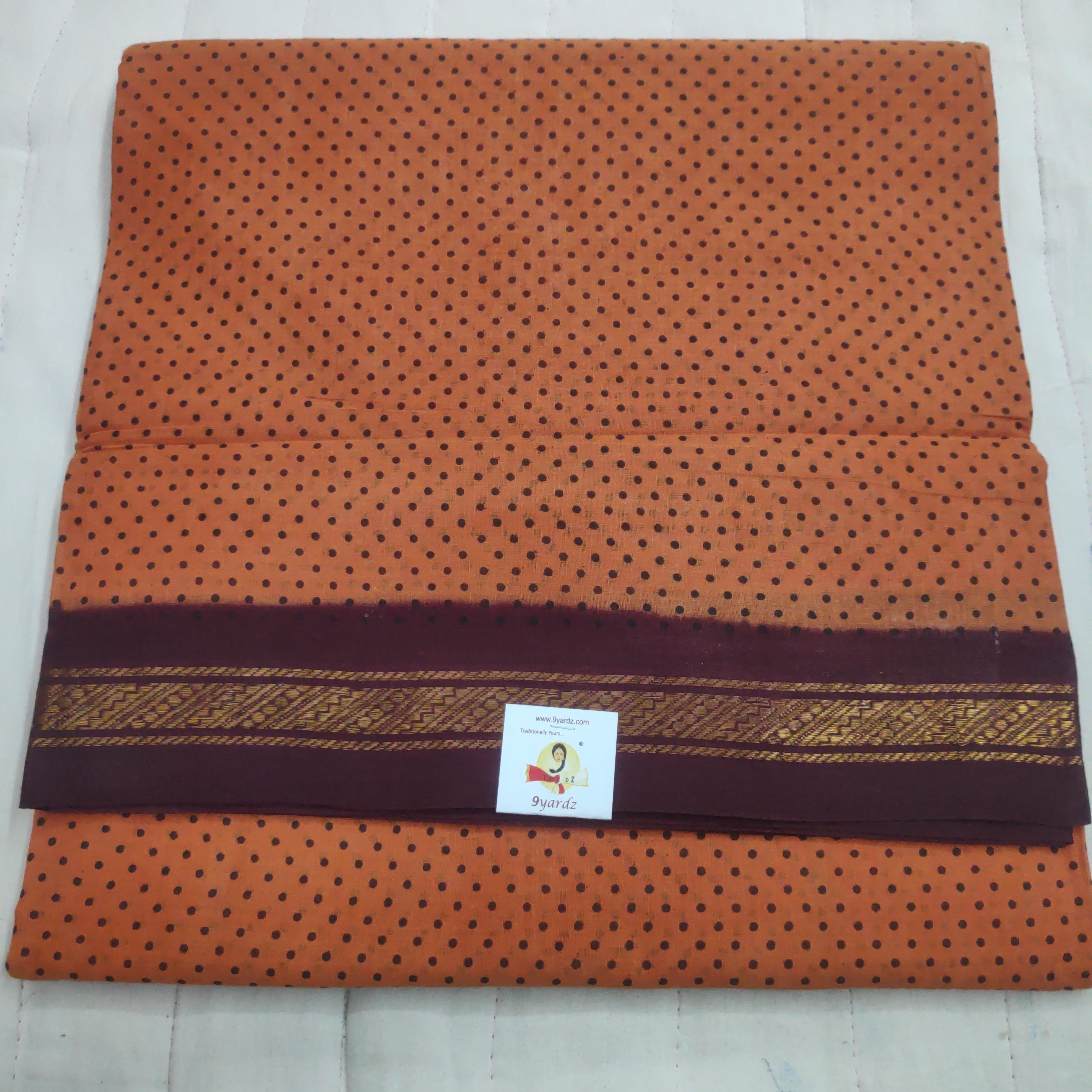 Sungudi cotton 10.5 yards madisar