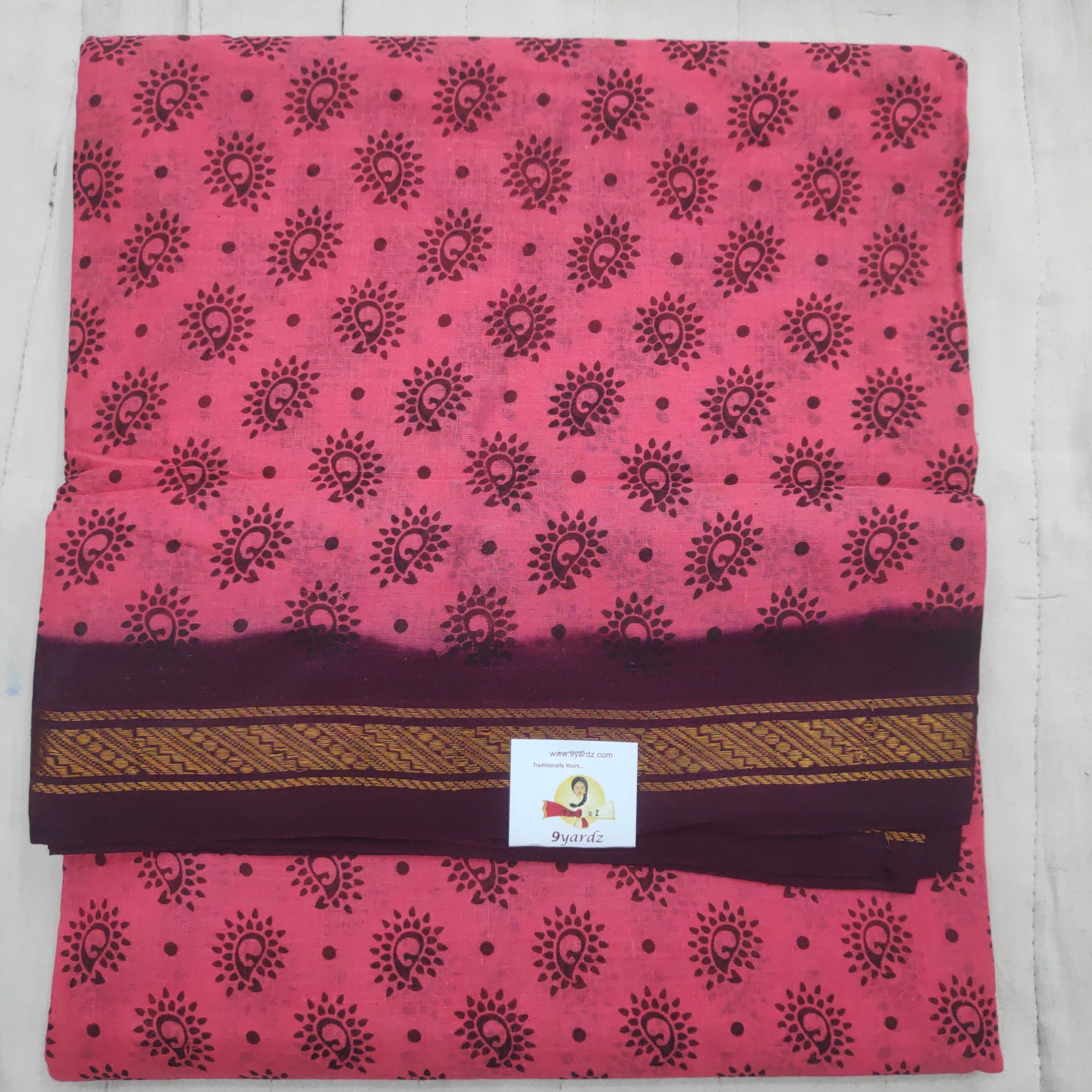 Sungudi cotton 12 yardz