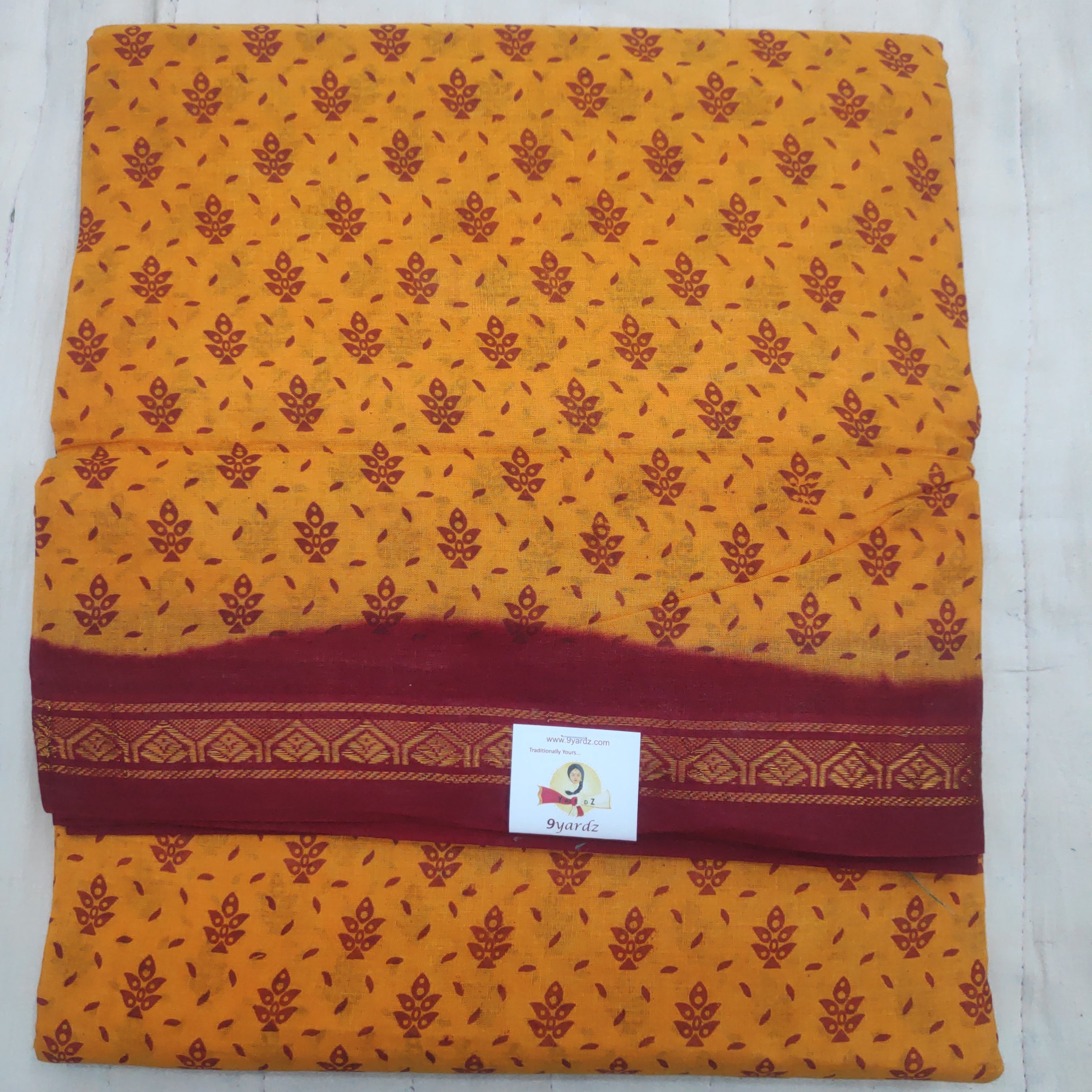 Sungudi cotton 12 yardz