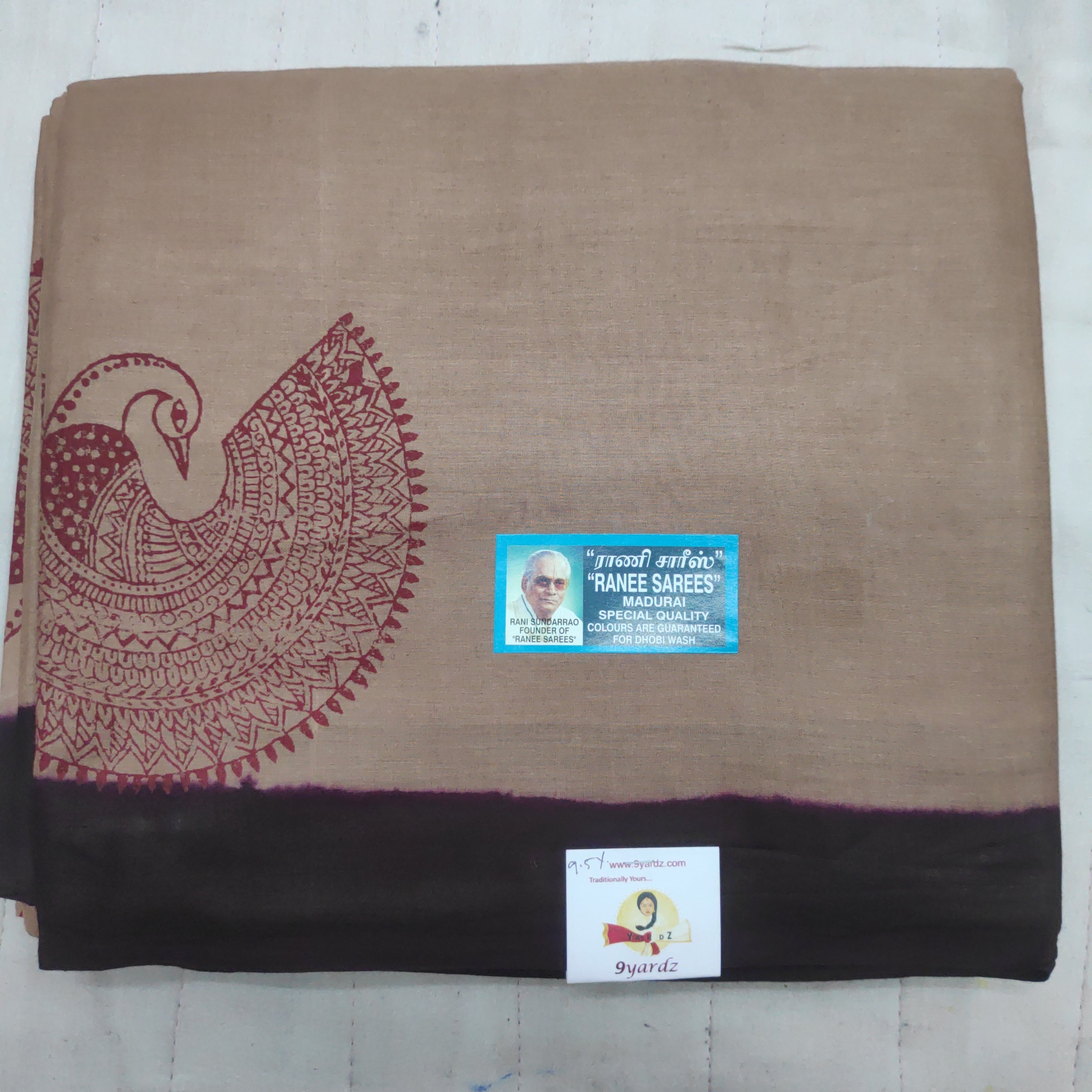 Ranee voyal saree 10.5yardz(9.8mtrs)