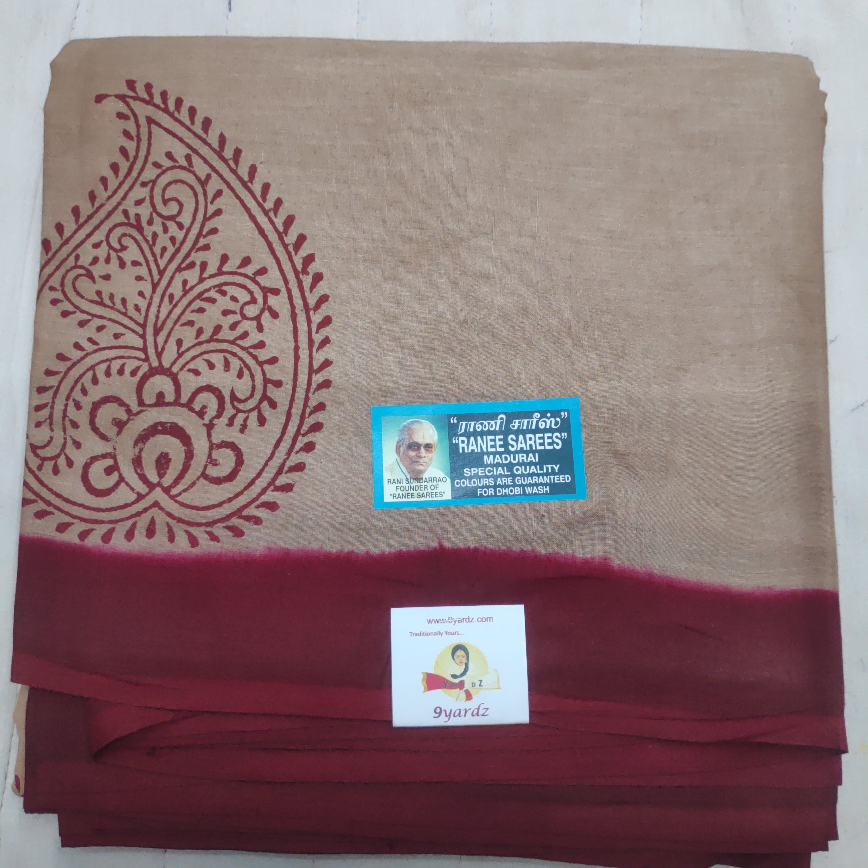 Ranee voyal saree 9.5yardz(8.8mtrs)