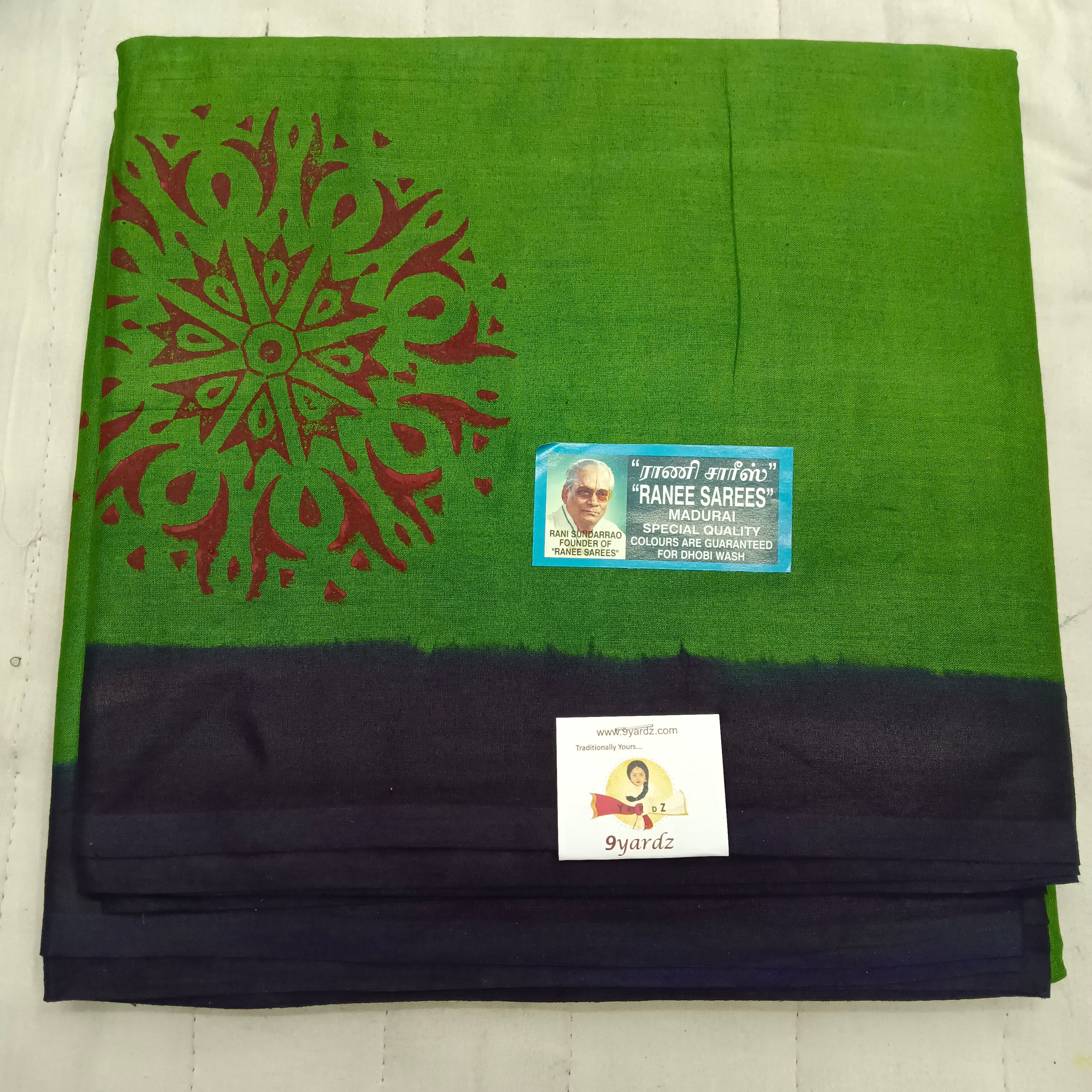 Ranee voyal saree 9.5yardz(8.8mtrs)
