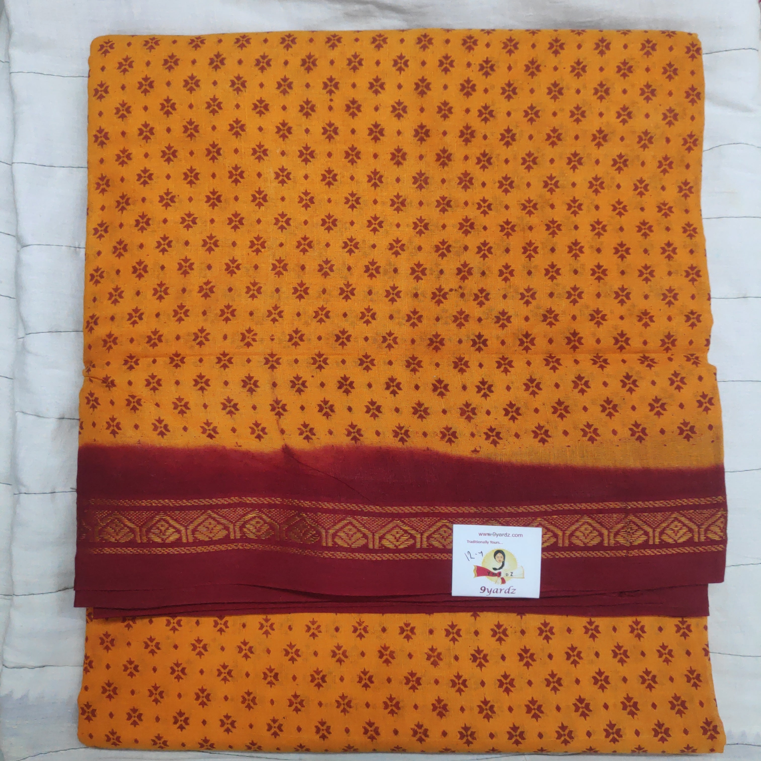 Sungudi cotton 12 yardz