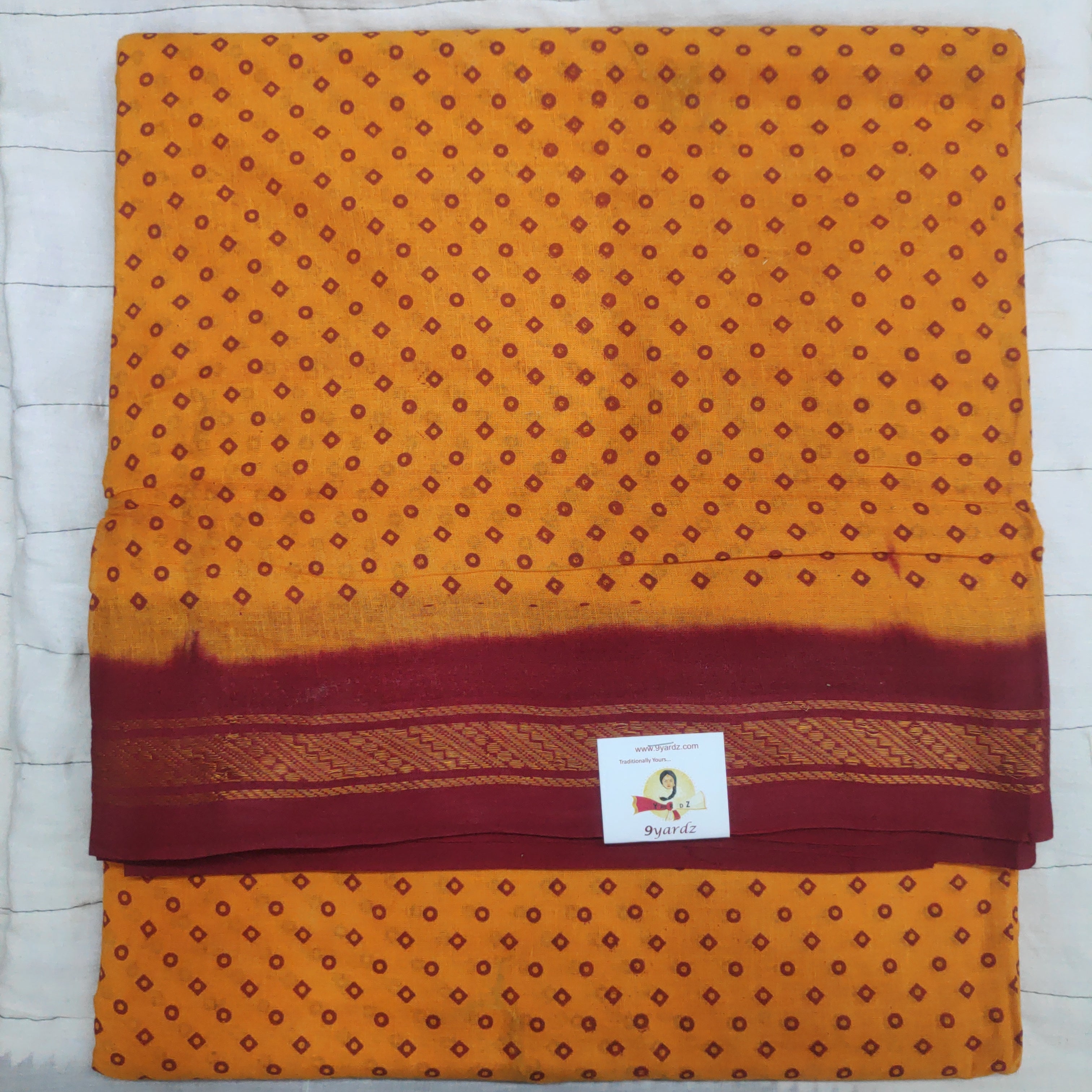 Sungudi cotton 12 yardz