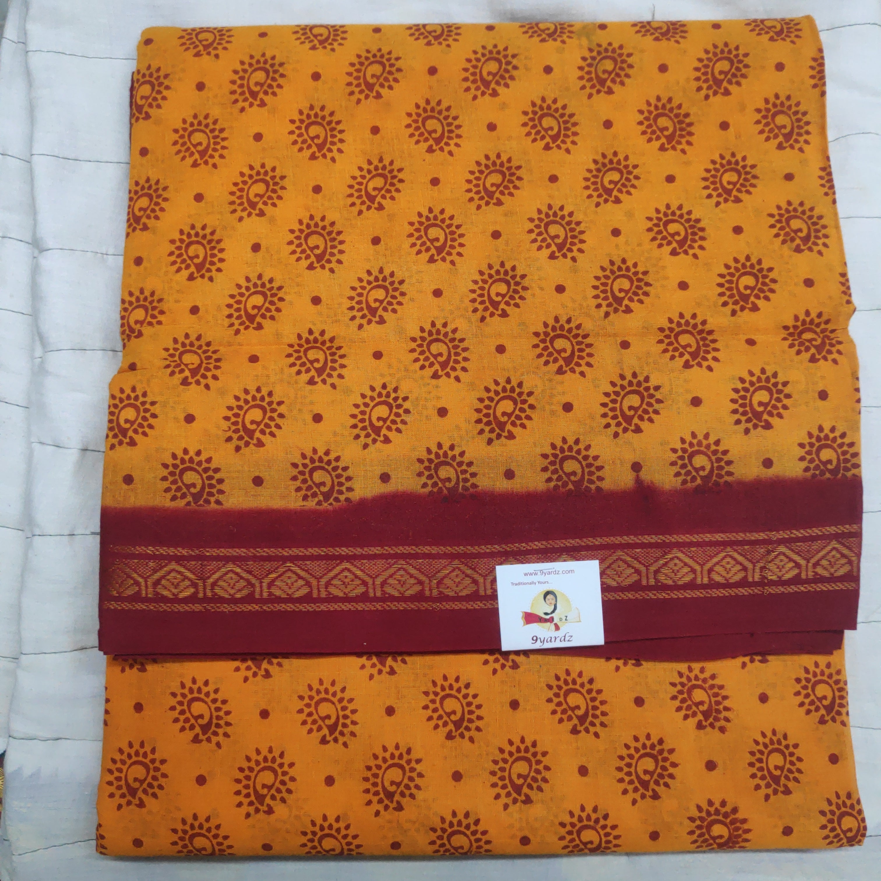 Sungudi cotton 12 yardz