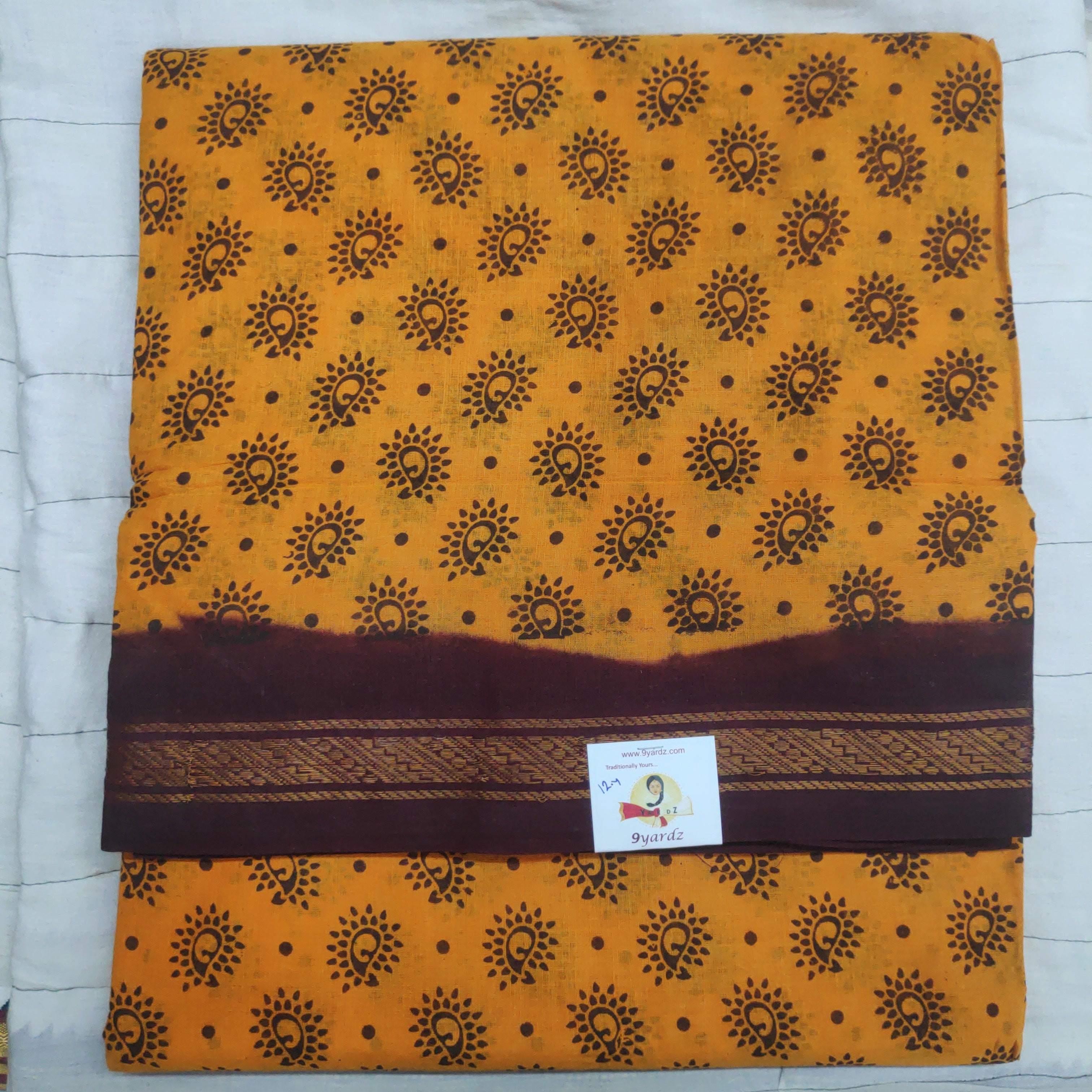 Sungudi cotton 12 yardz