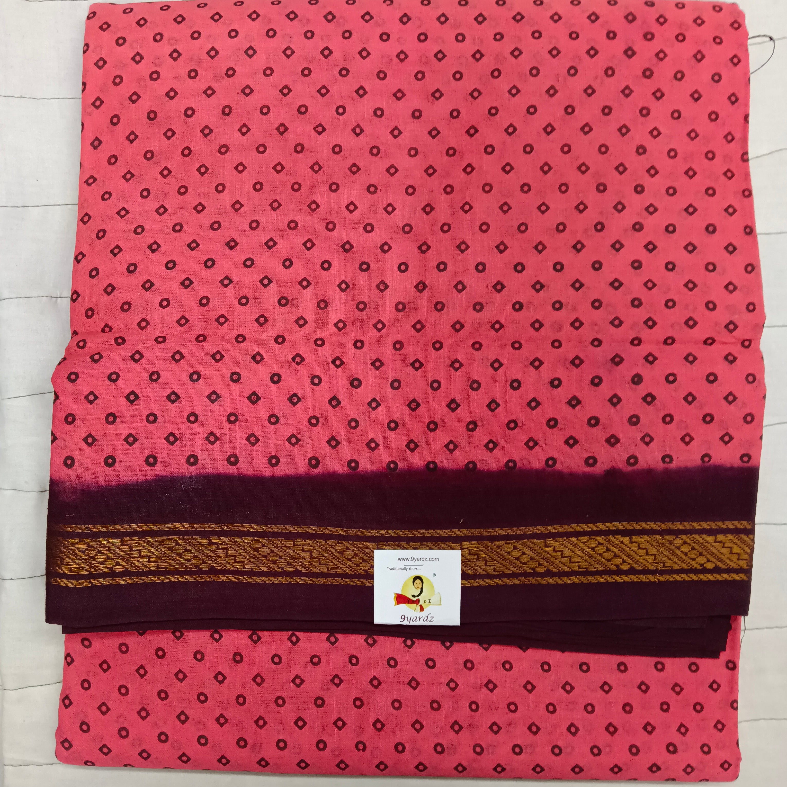 Sungudi cotton 12 yardz