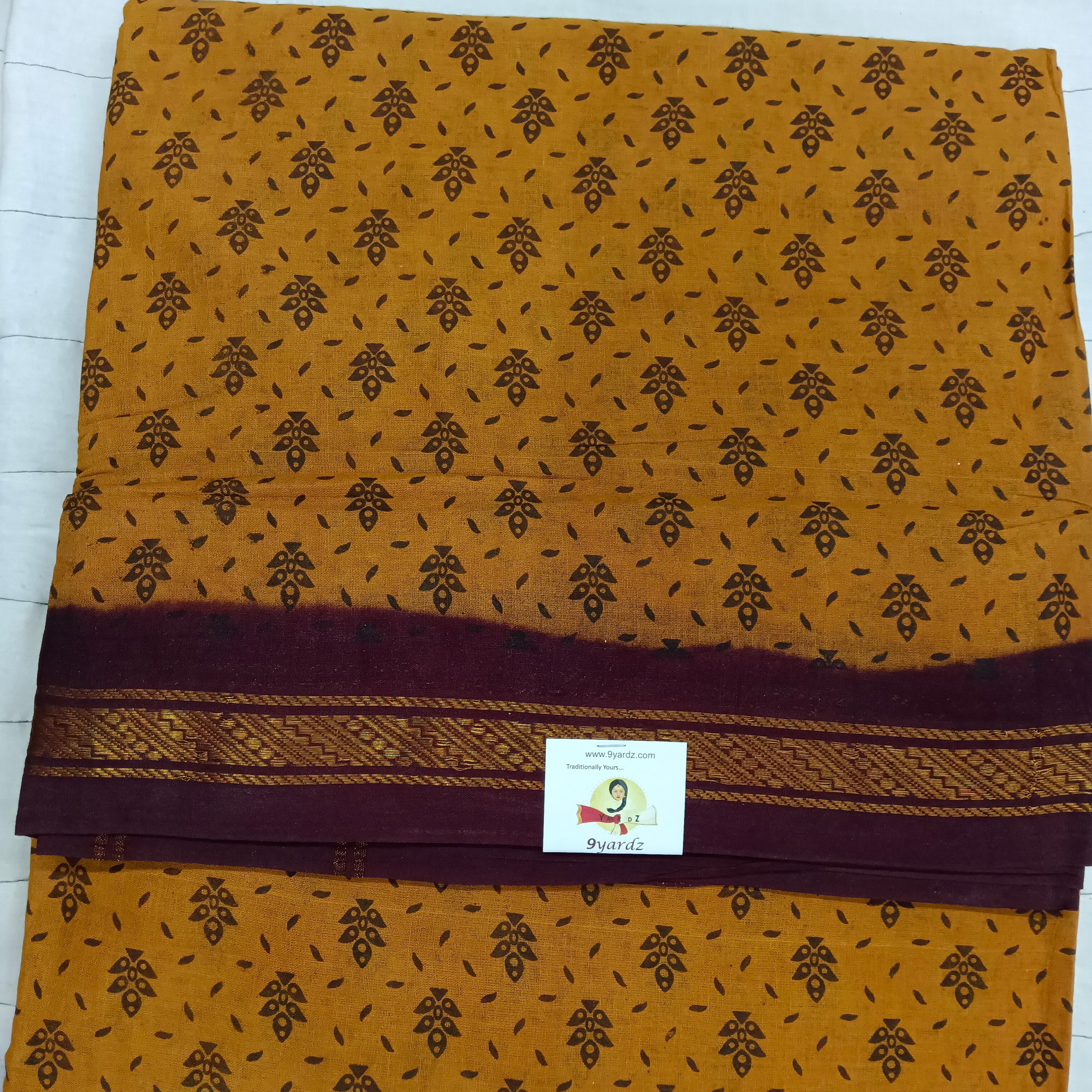 Sungudi cotton 12 yardz
