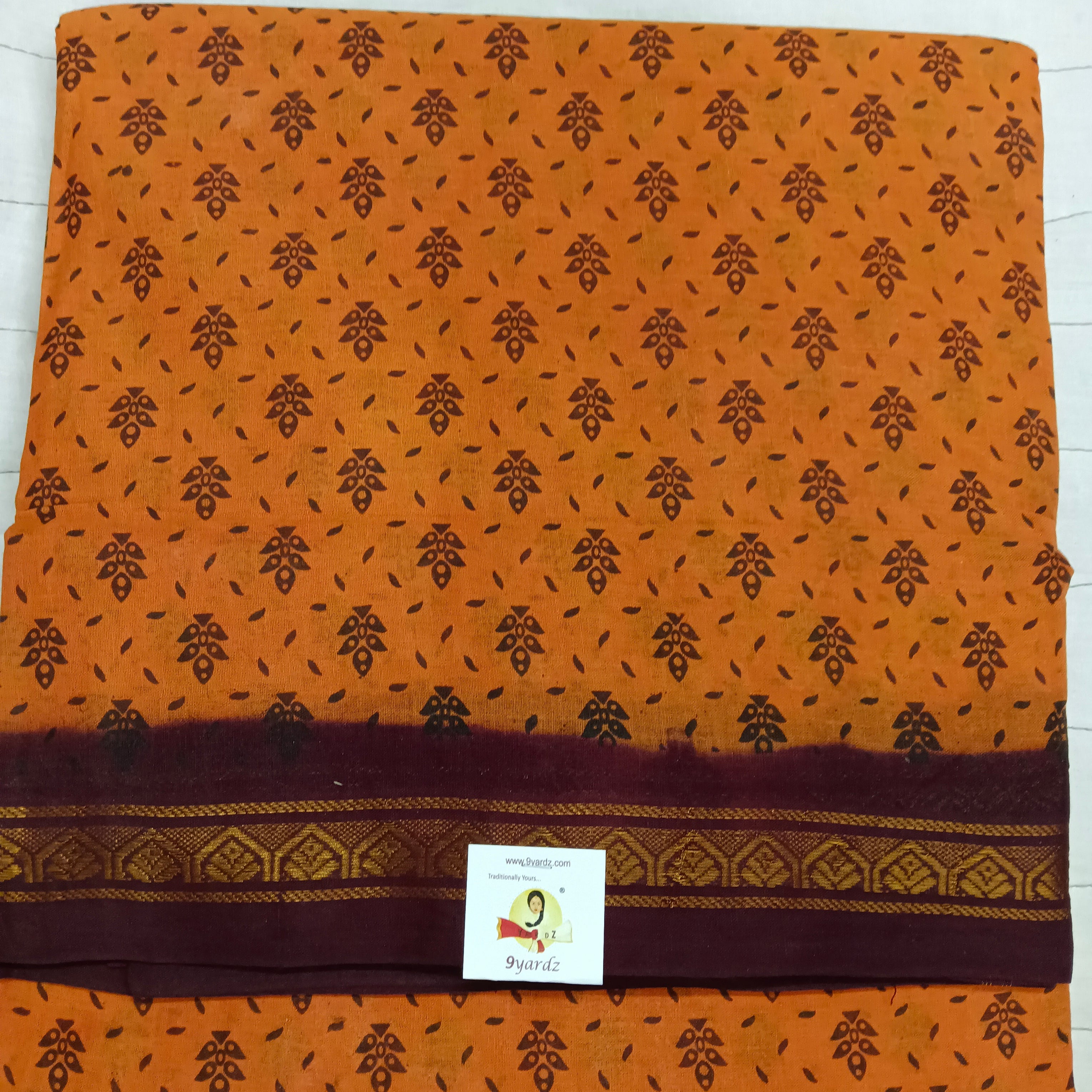 Sungudi cotton 12 yardz