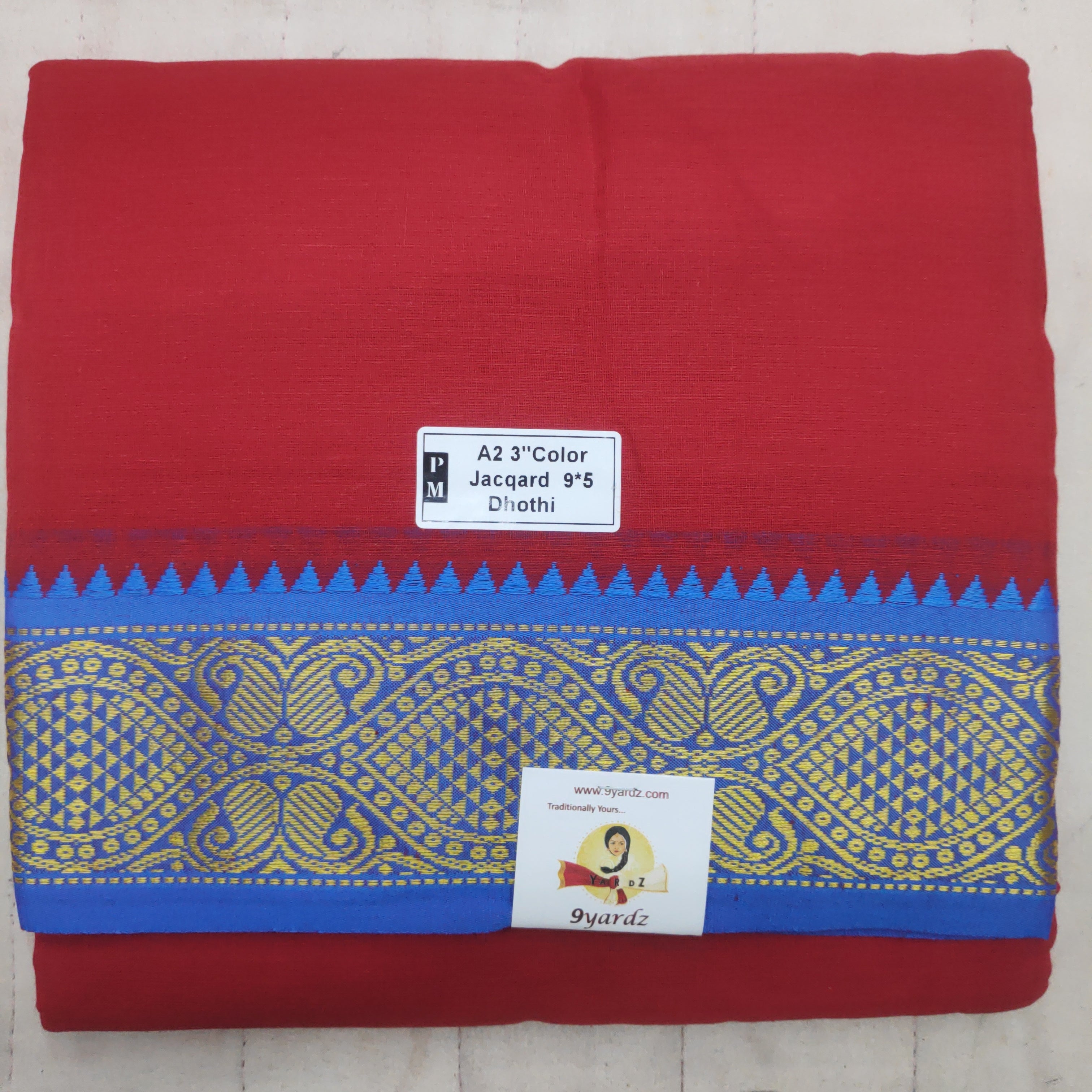 Cotton Colour  Dhothi 9*5