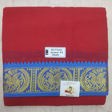 Cotton Colour  Dhothi 9*5