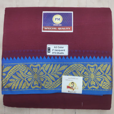 Cotton Colour  Dhothi 9*5