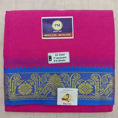 Cotton Colour  Dhothi 9*5