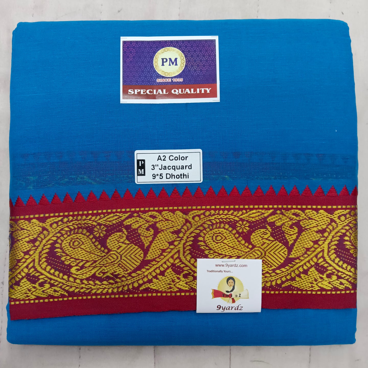 Cotton Colour  Dhothi 9*5