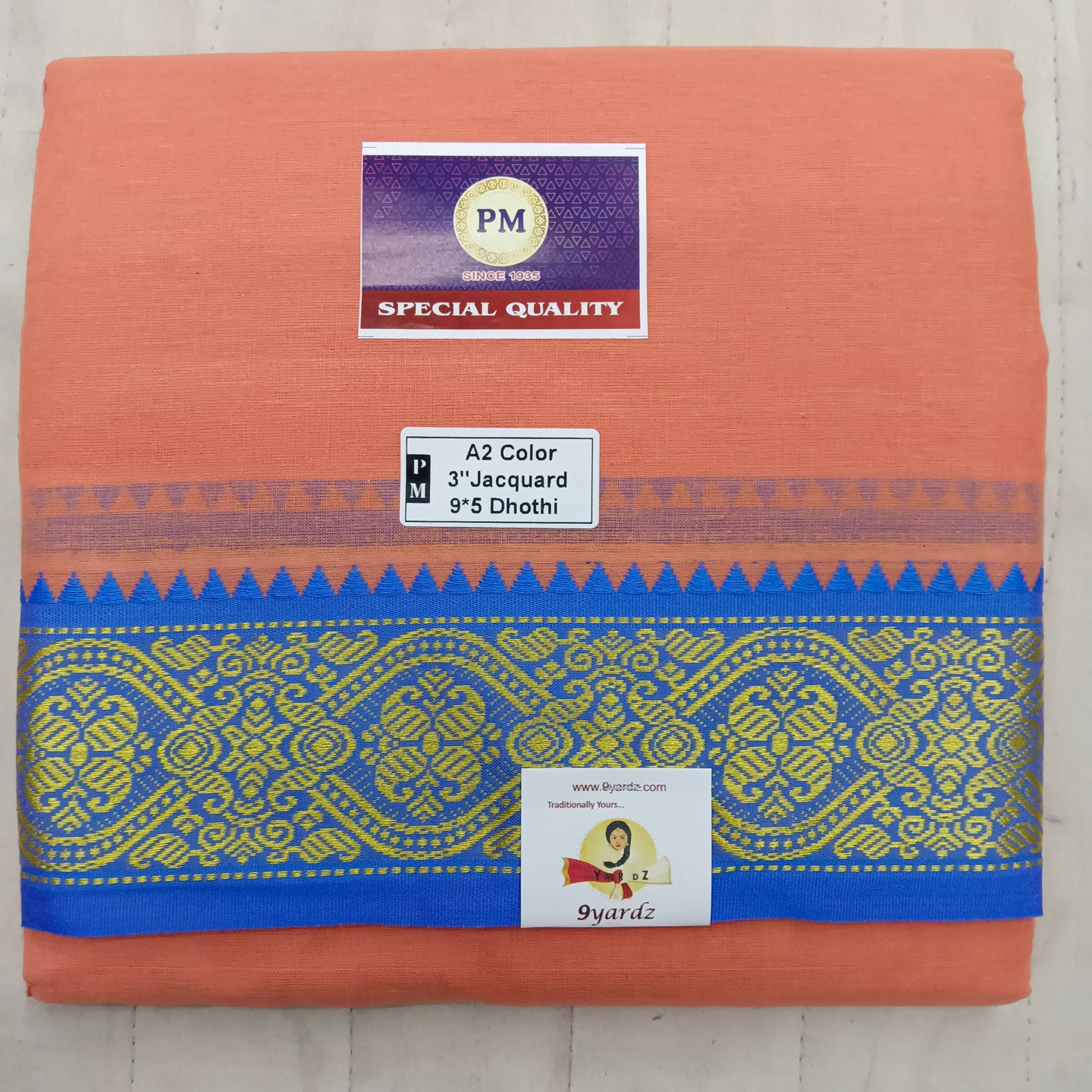 Cotton Colour  Dhothi 9*5