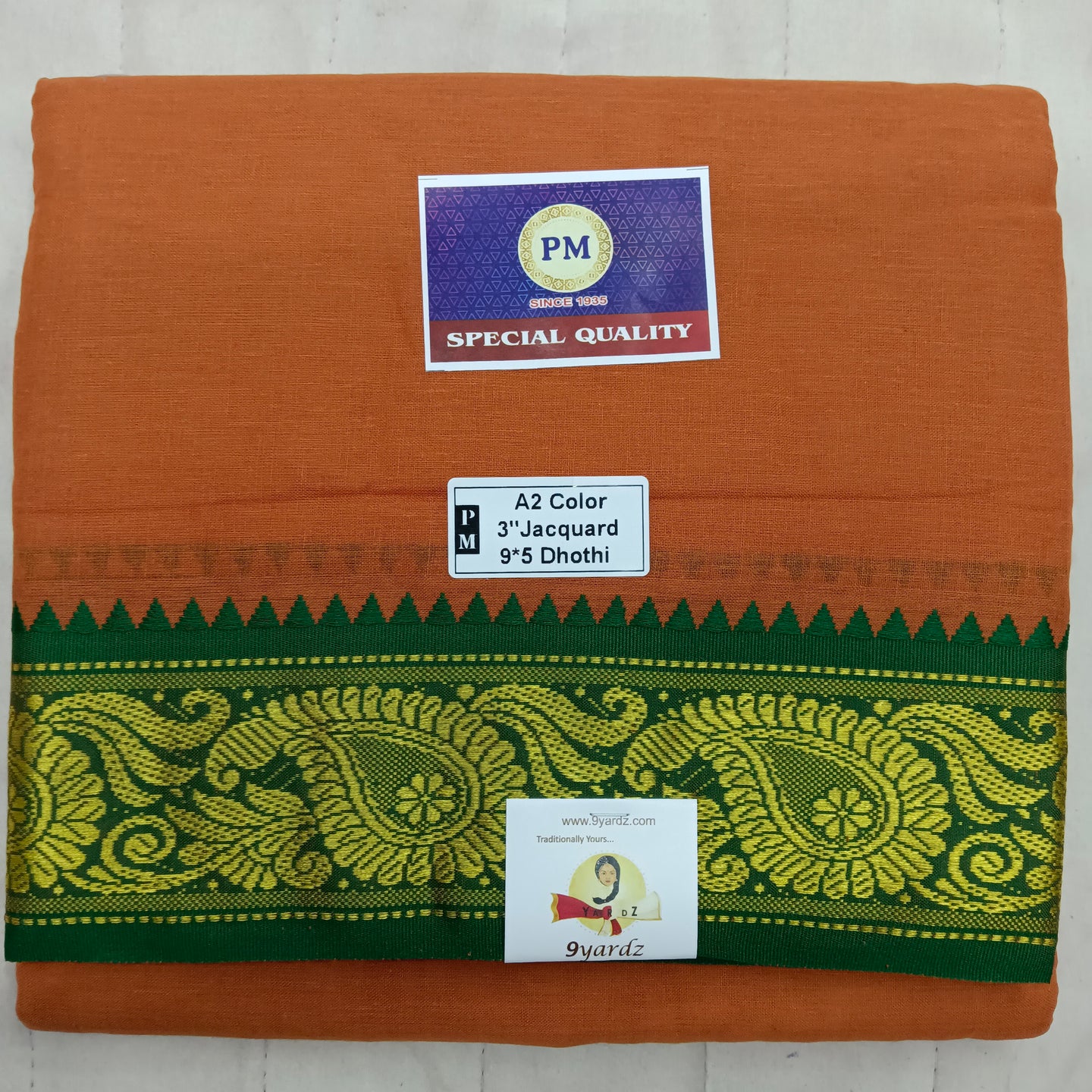 Cotton Colour  Dhothi 9*5