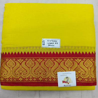 Cotton Colour  Dhothi 9*5