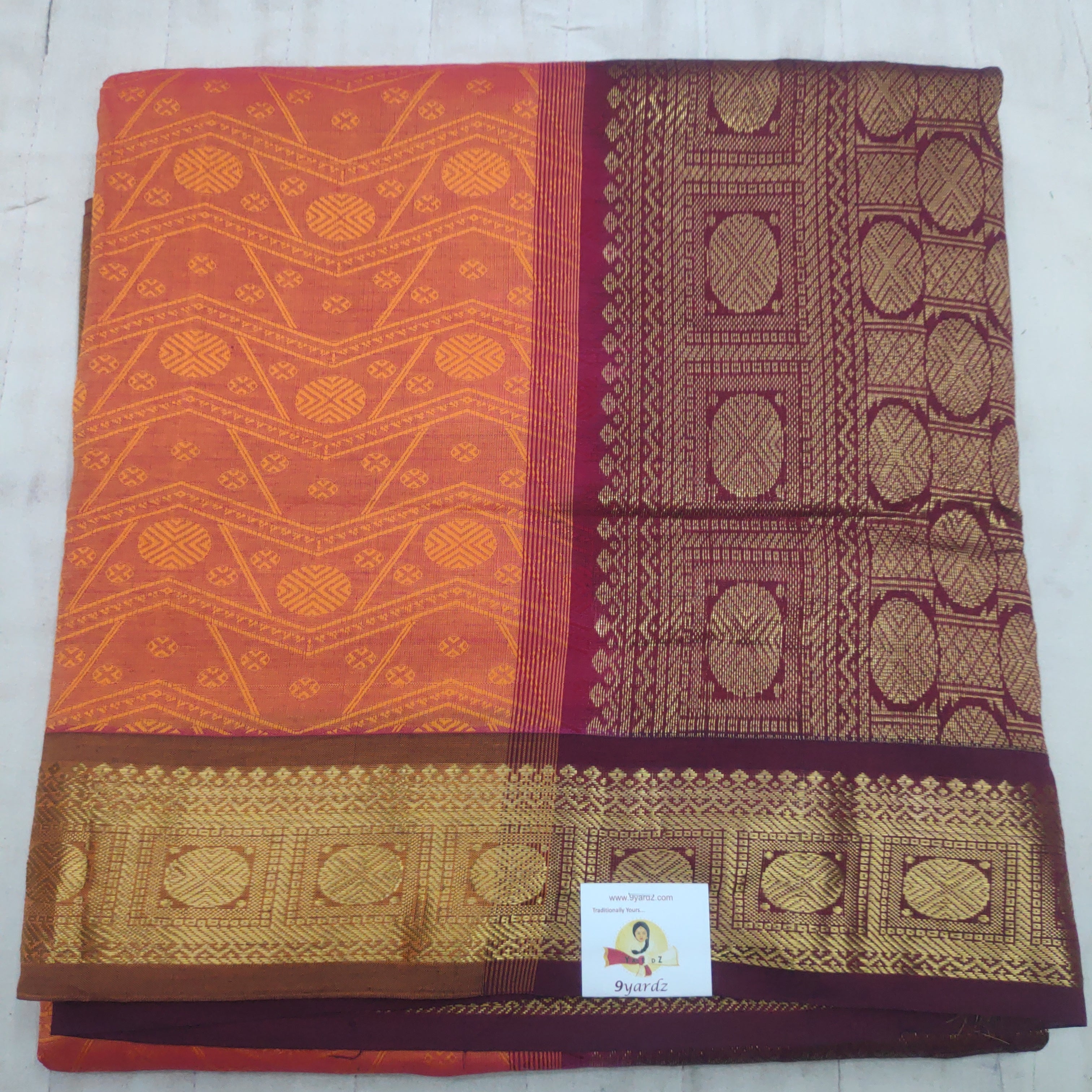 Semi Silk cotton Madisar Embossed