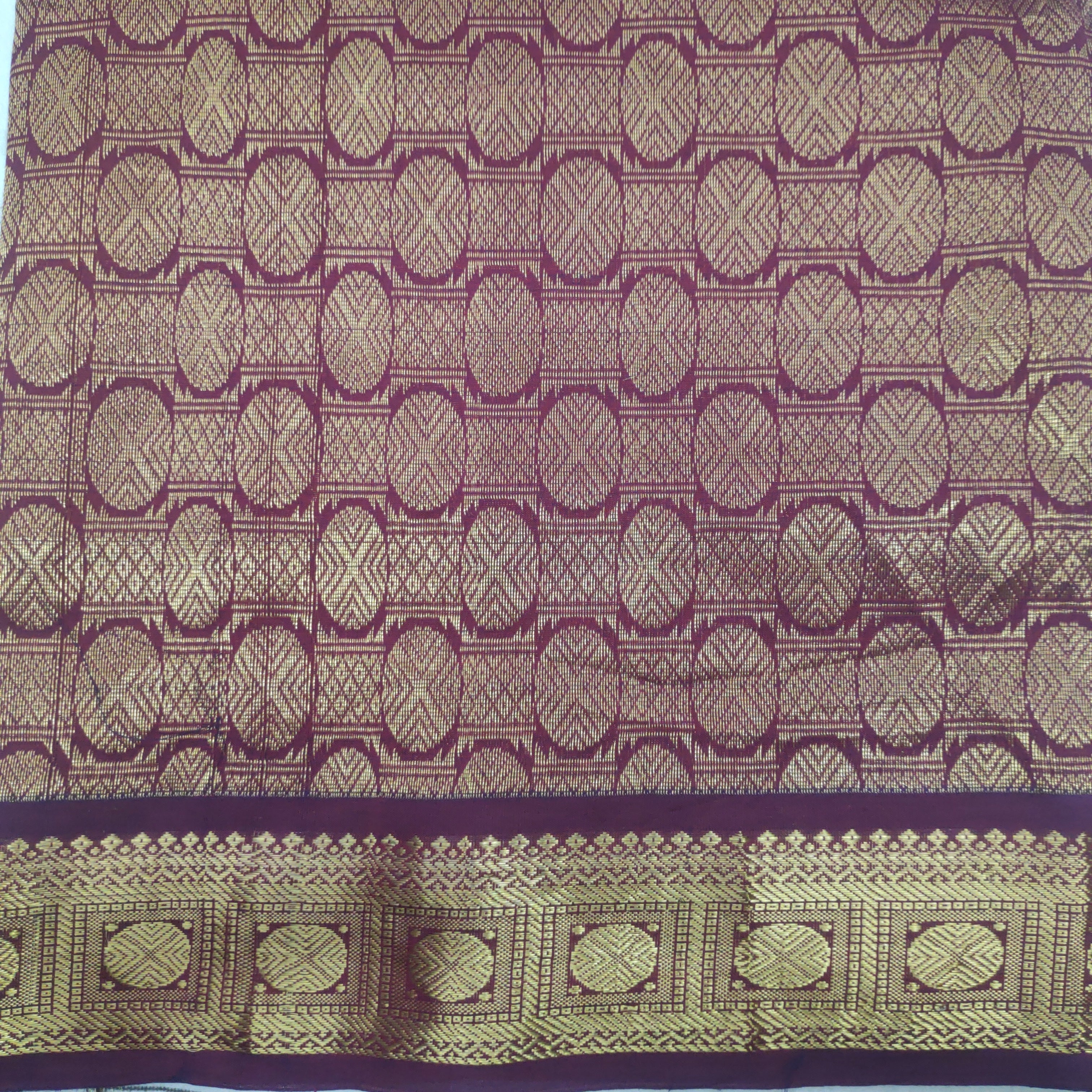 Semi Silk cotton Madisar Embossed