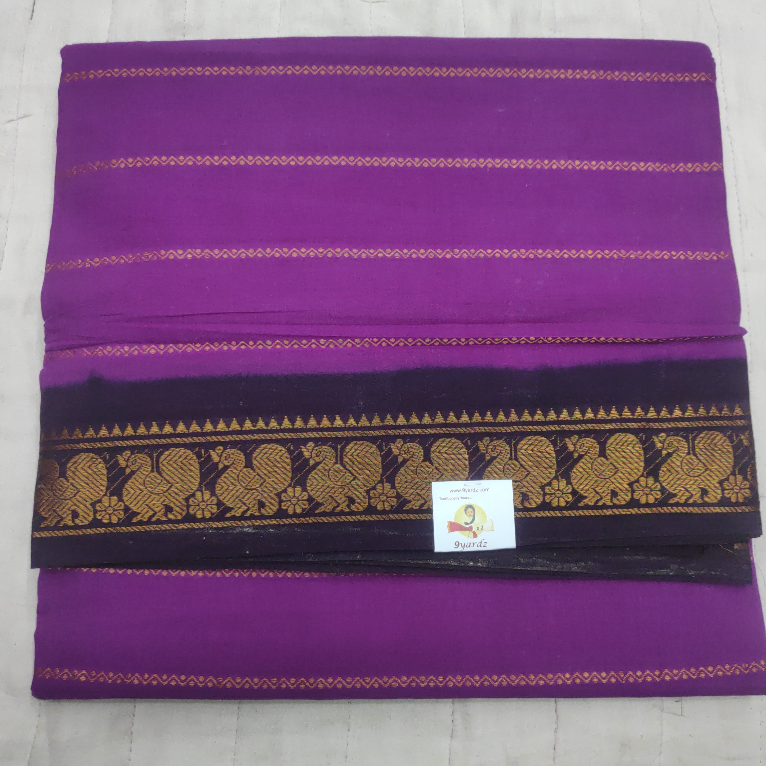 Sungudi cotton Velthari 10.5 yards madisar