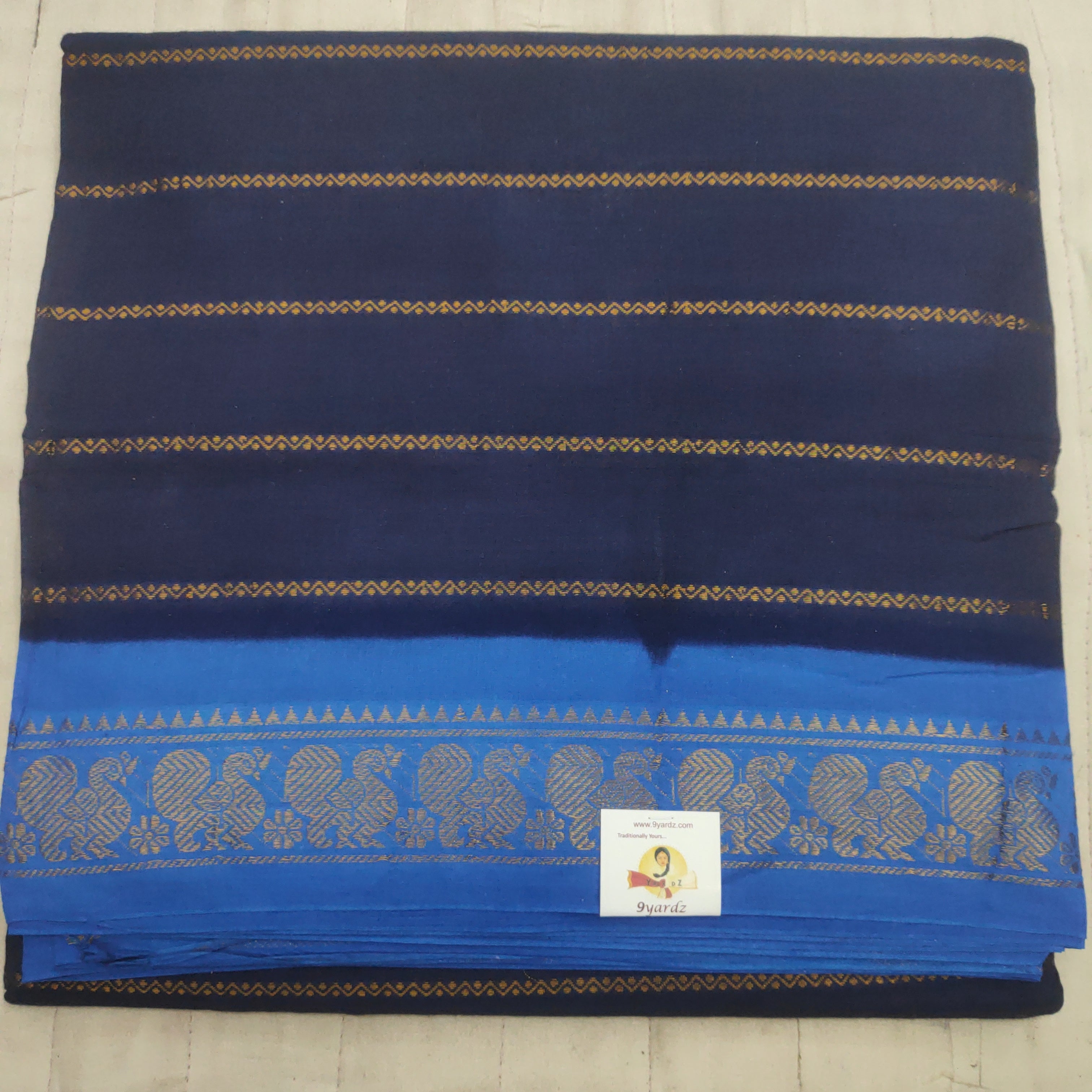 Sungudi cotton Velthari 10.5 yards madisar