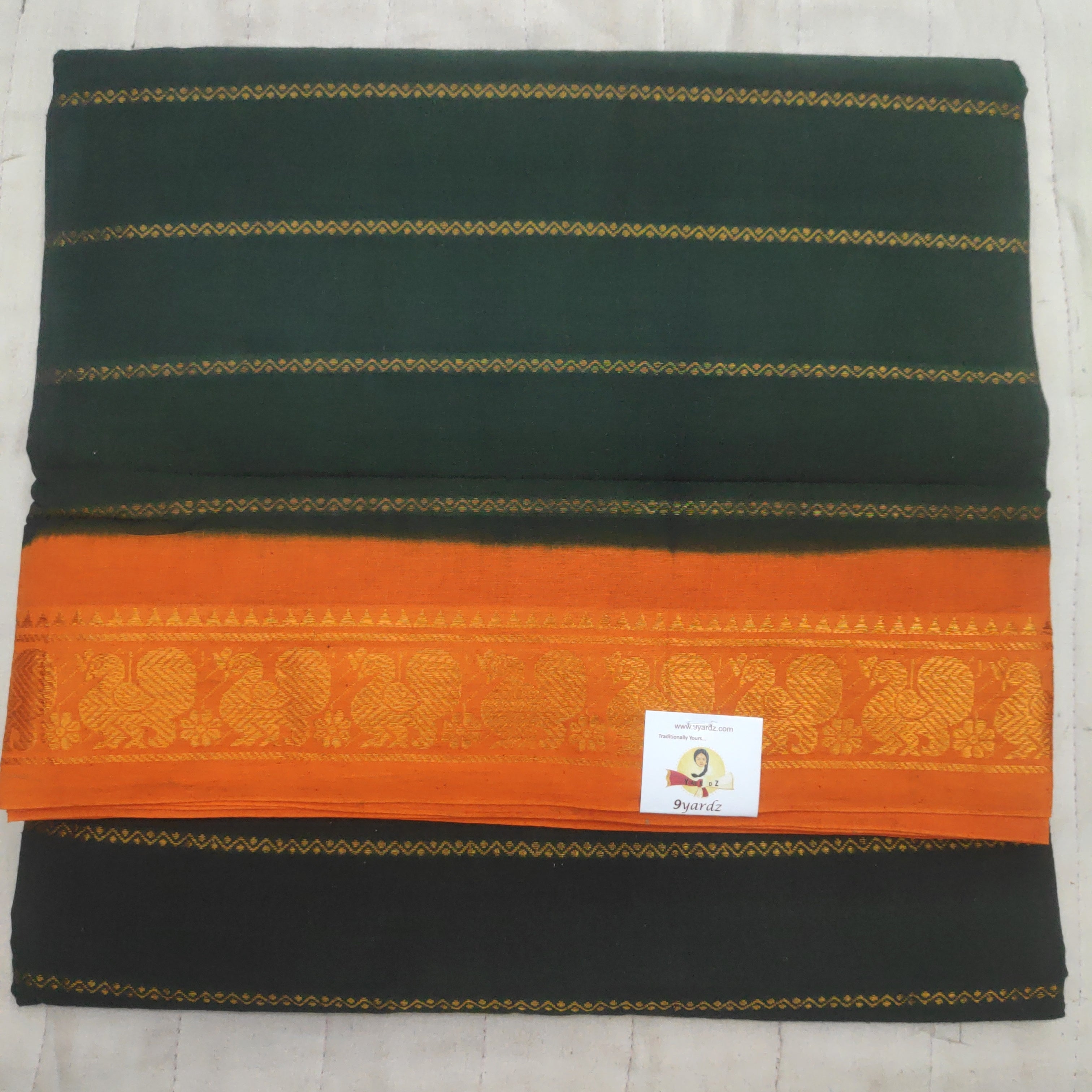 Sungudi cotton Velthari 10.5 yards madisar