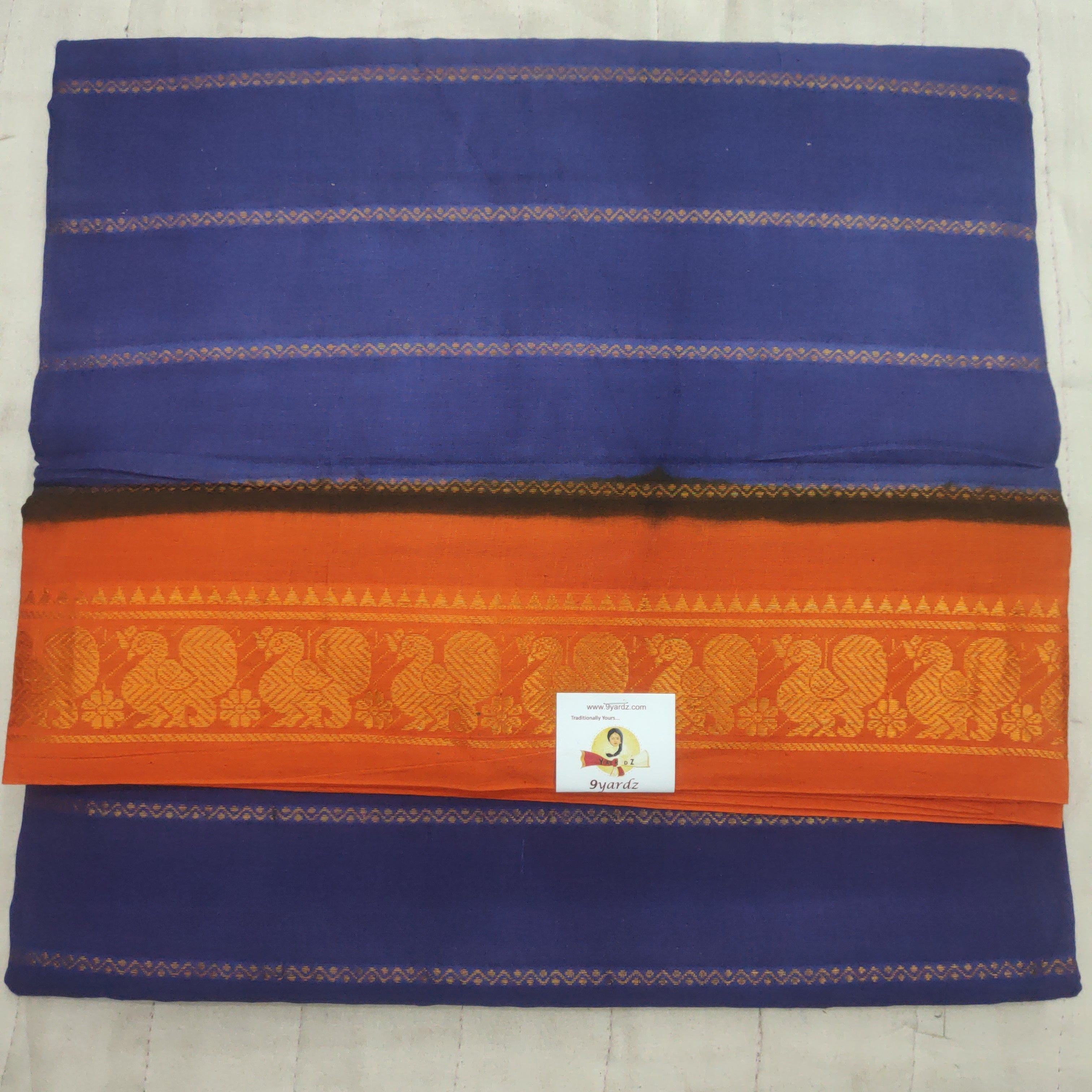 Sungudi cotton Velthari 10.5 yards madisar