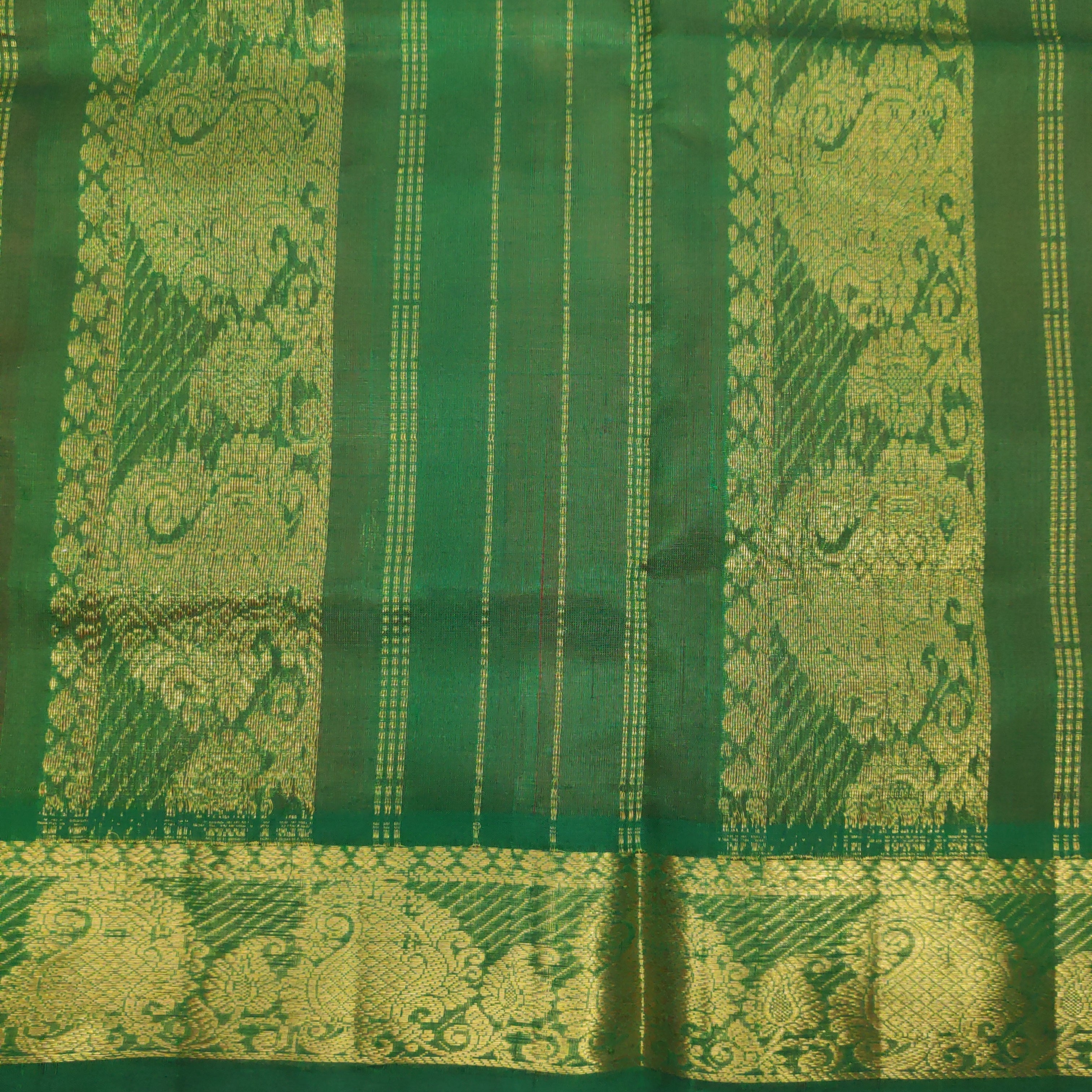 Pure silk cotton with butta -10 yards madisar