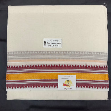 Nagari Cotton Dhothi 9*5