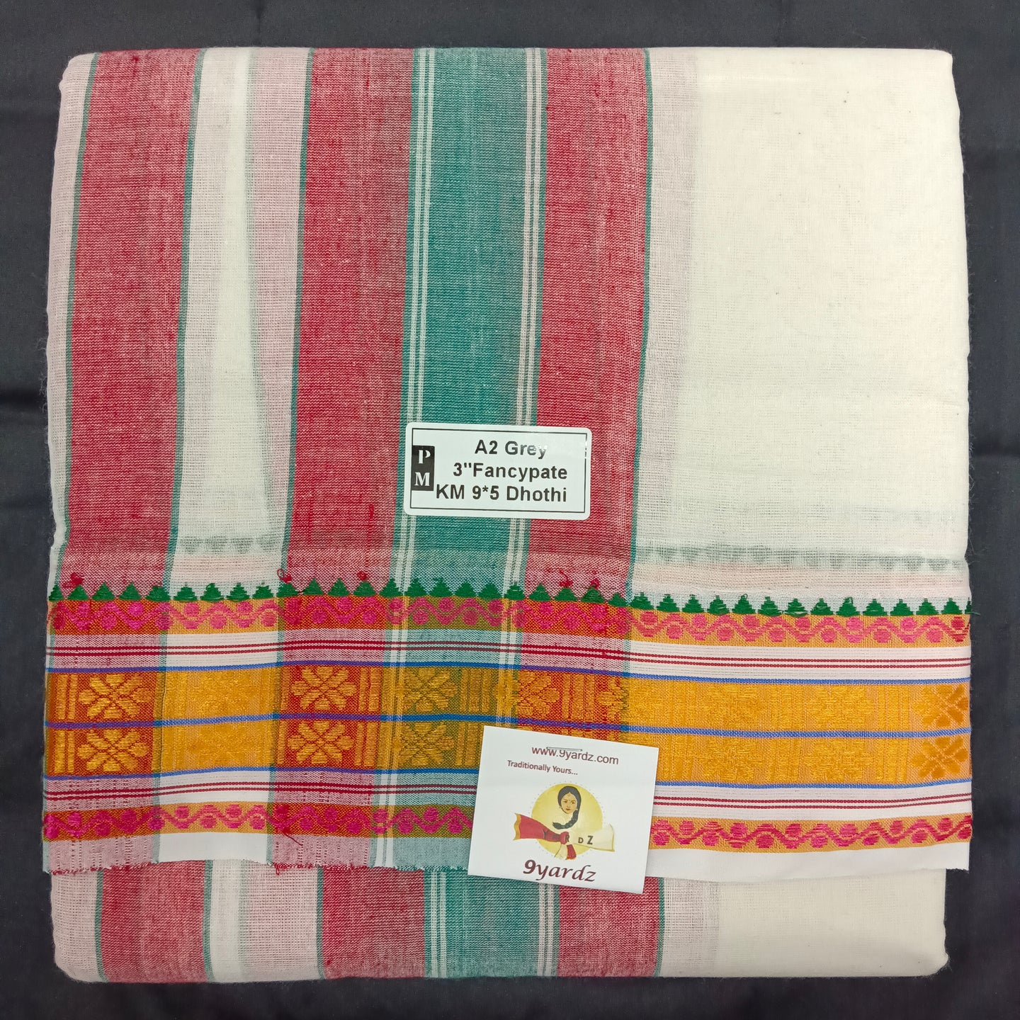 Nagari Cotton Dhothi 9*5