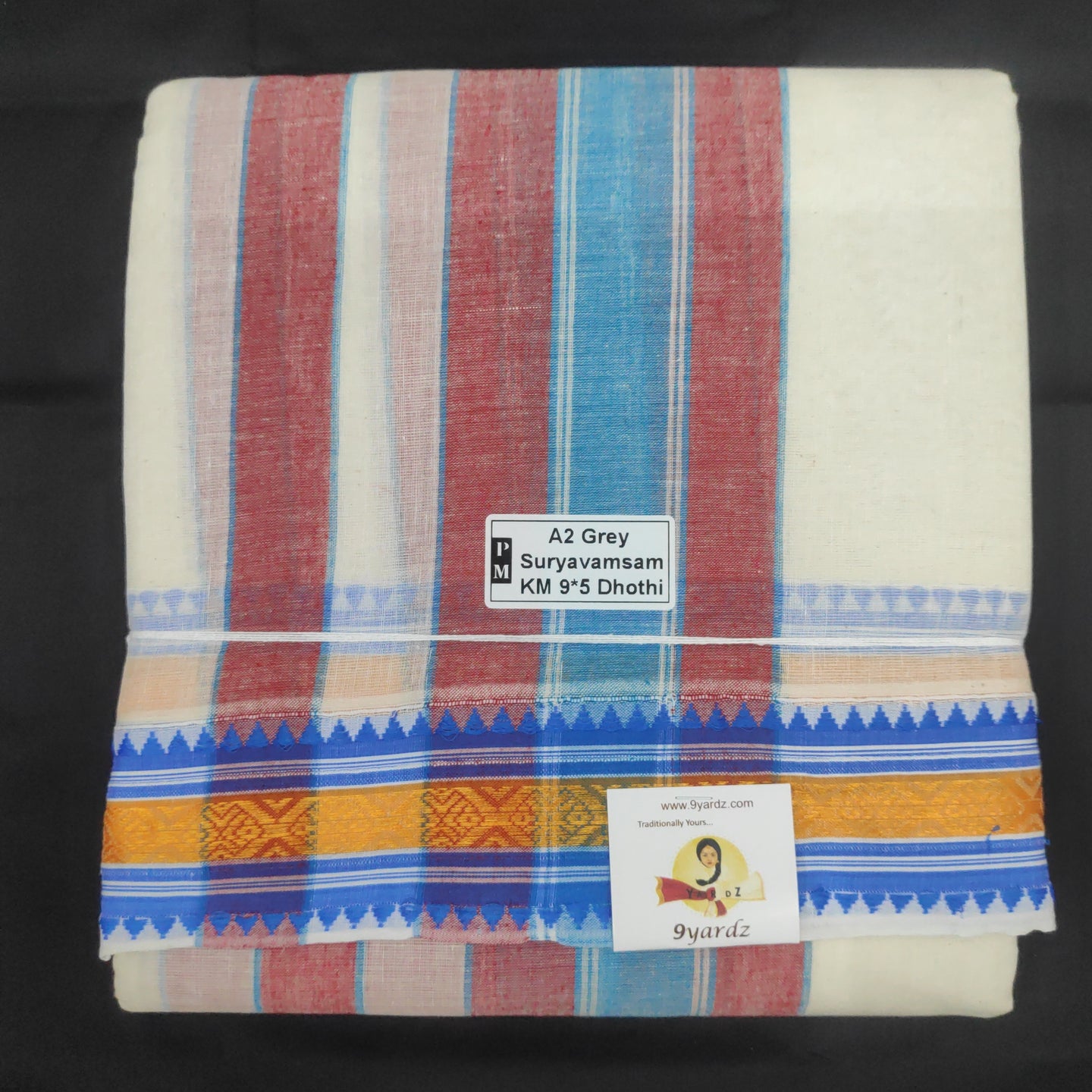 Nagari Cotton Dhothi 9*5