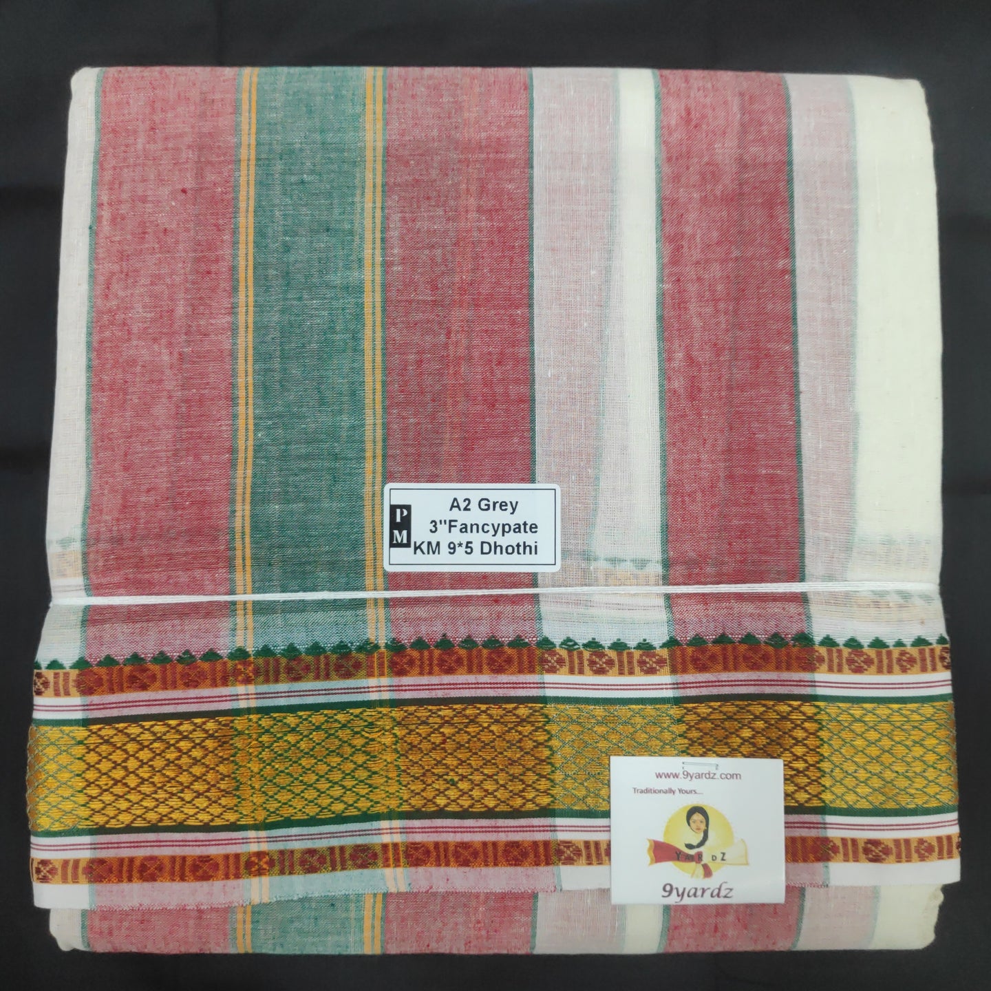 Nagari Cotton Dhothi 9*5