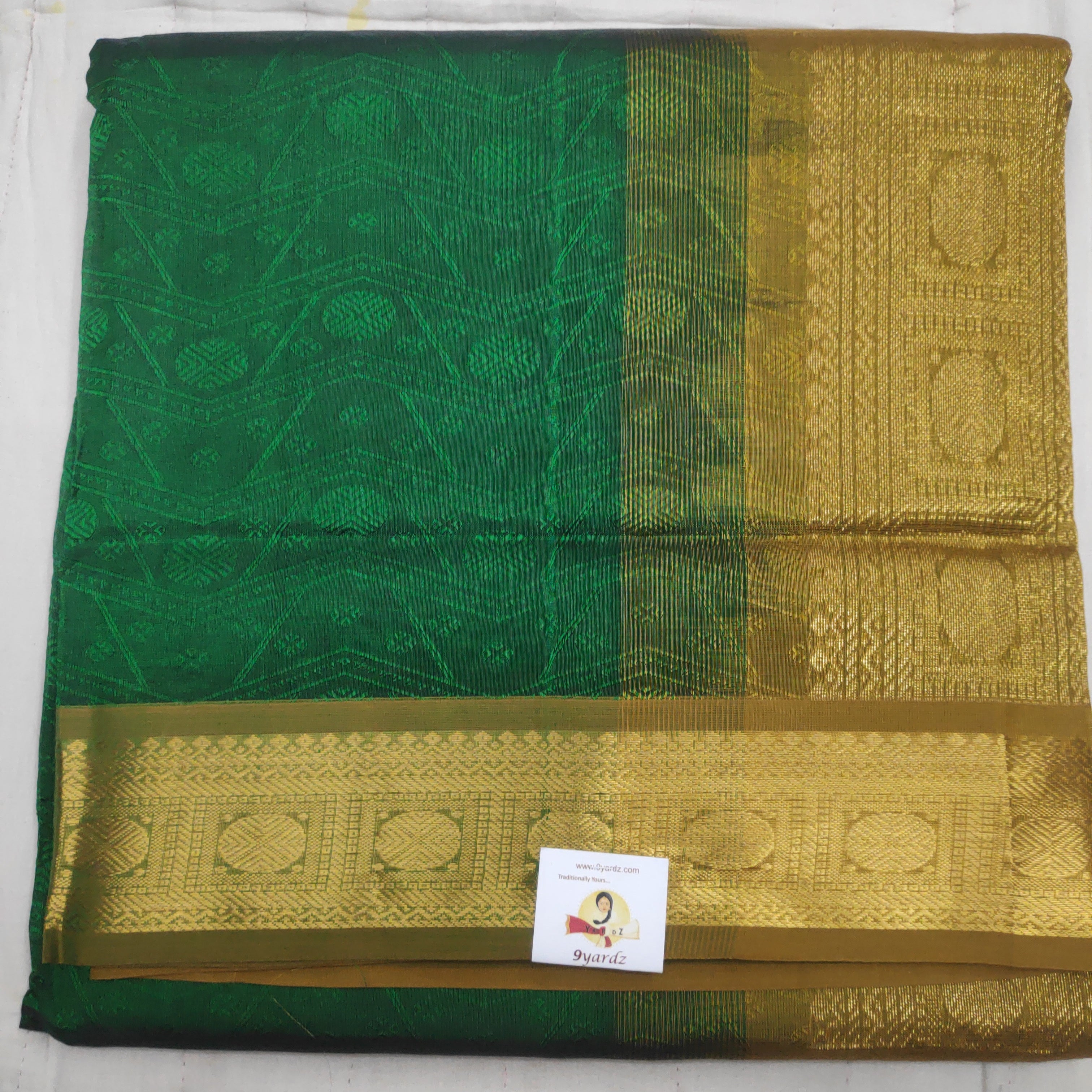 Pure silk cotton- embossed, 10 yards madisar