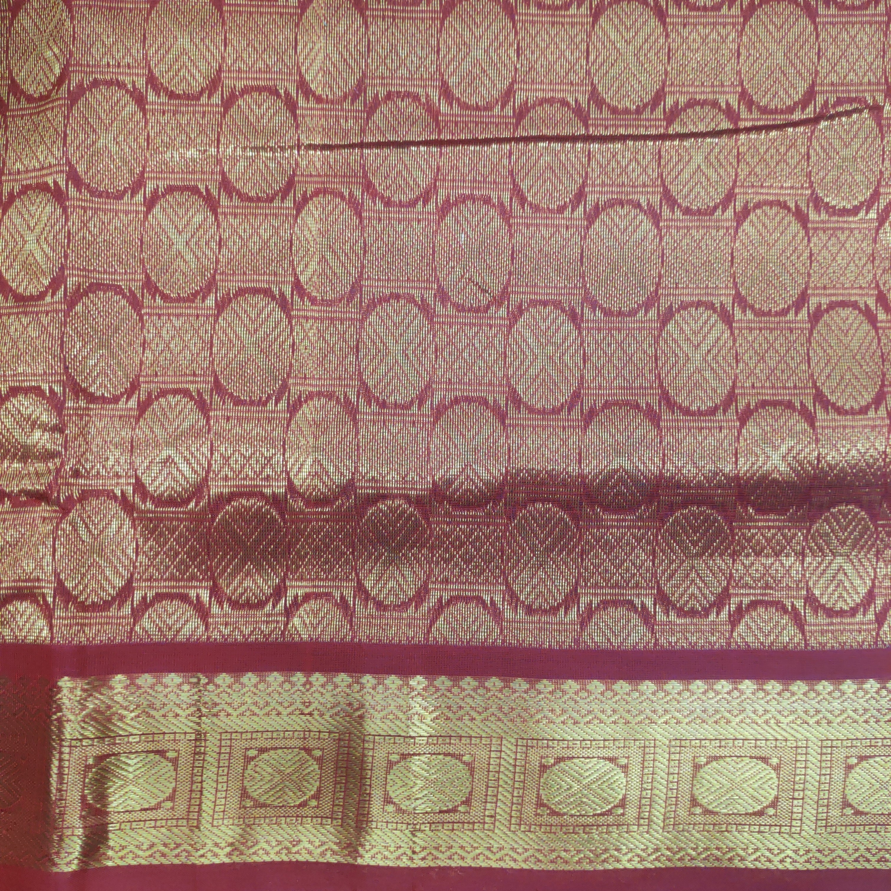 Pure silk cotton- embossed, 10 yards madisar