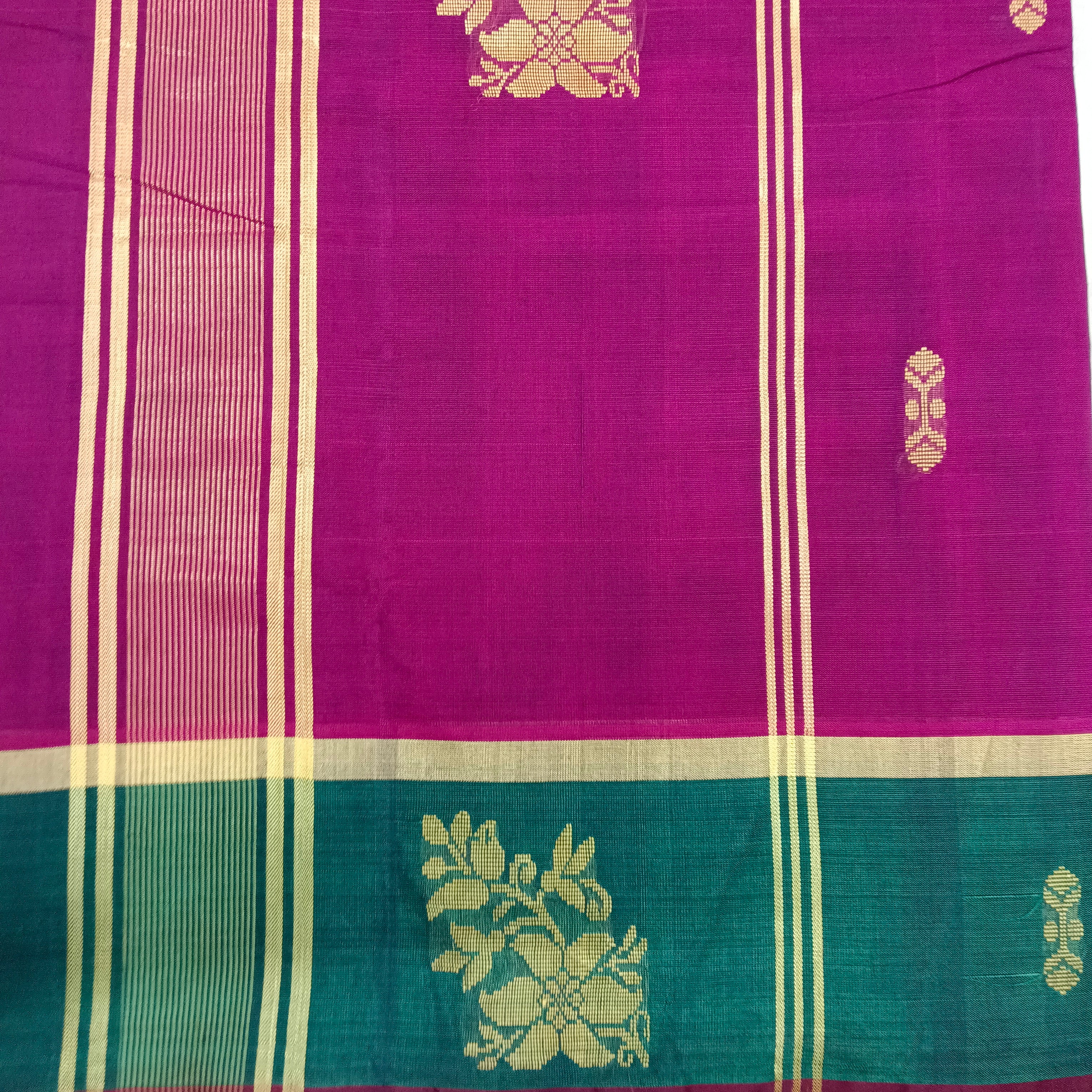 Devendra 10yards Body  Embossed