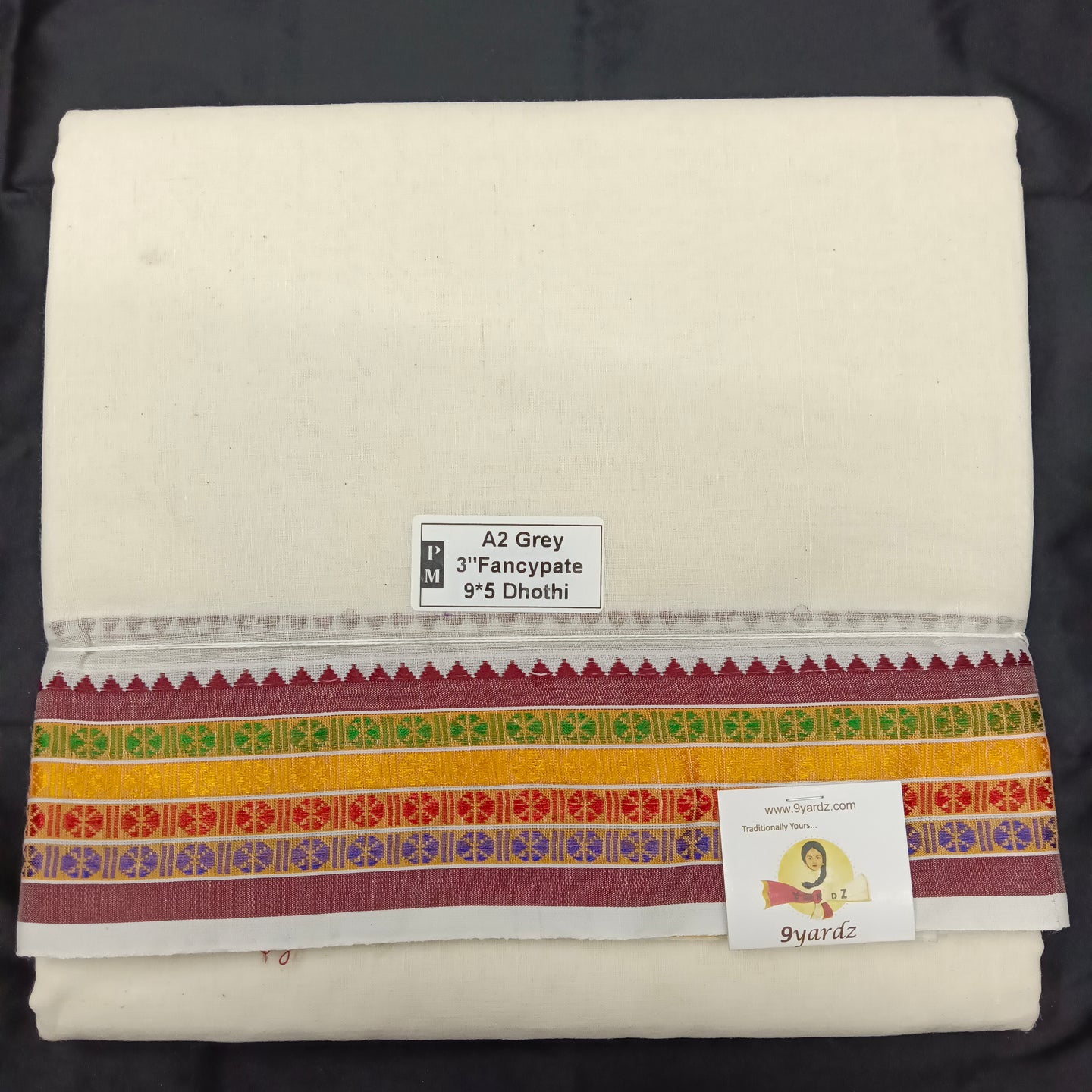 Nagari Cotton Dhothi 9*5