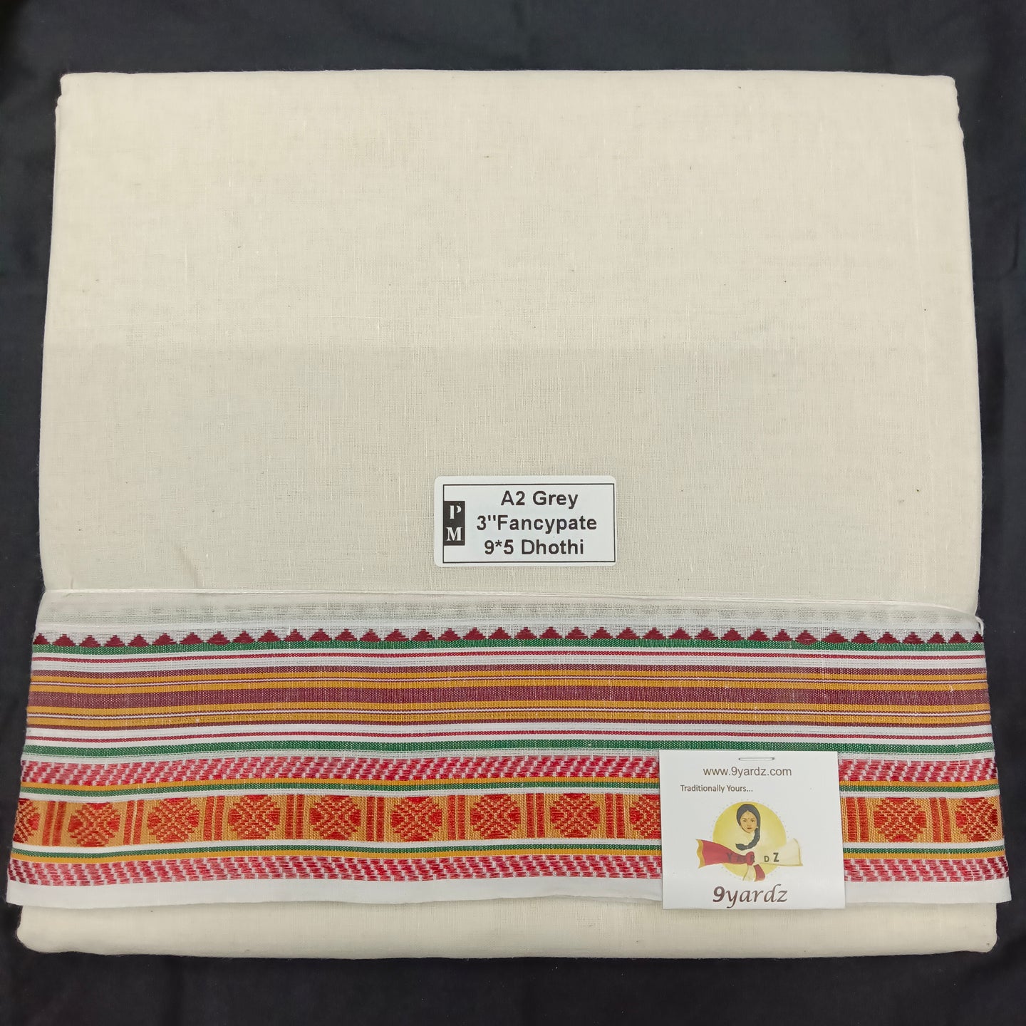 Nagari Cotton Dhothi 9*5